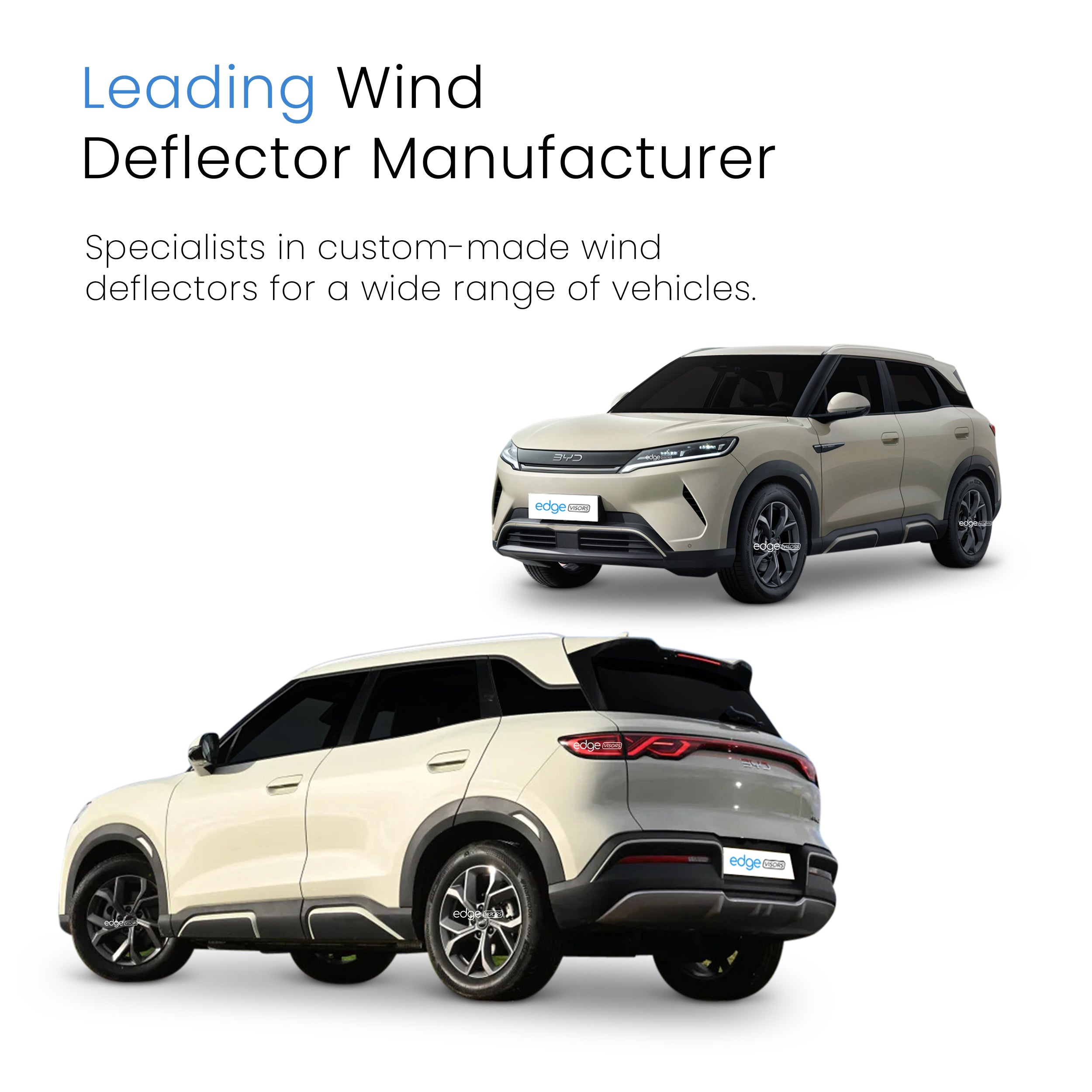BYD Atto 2 2024-Onwards 5 Door SUV Wind Deflectors 4pc