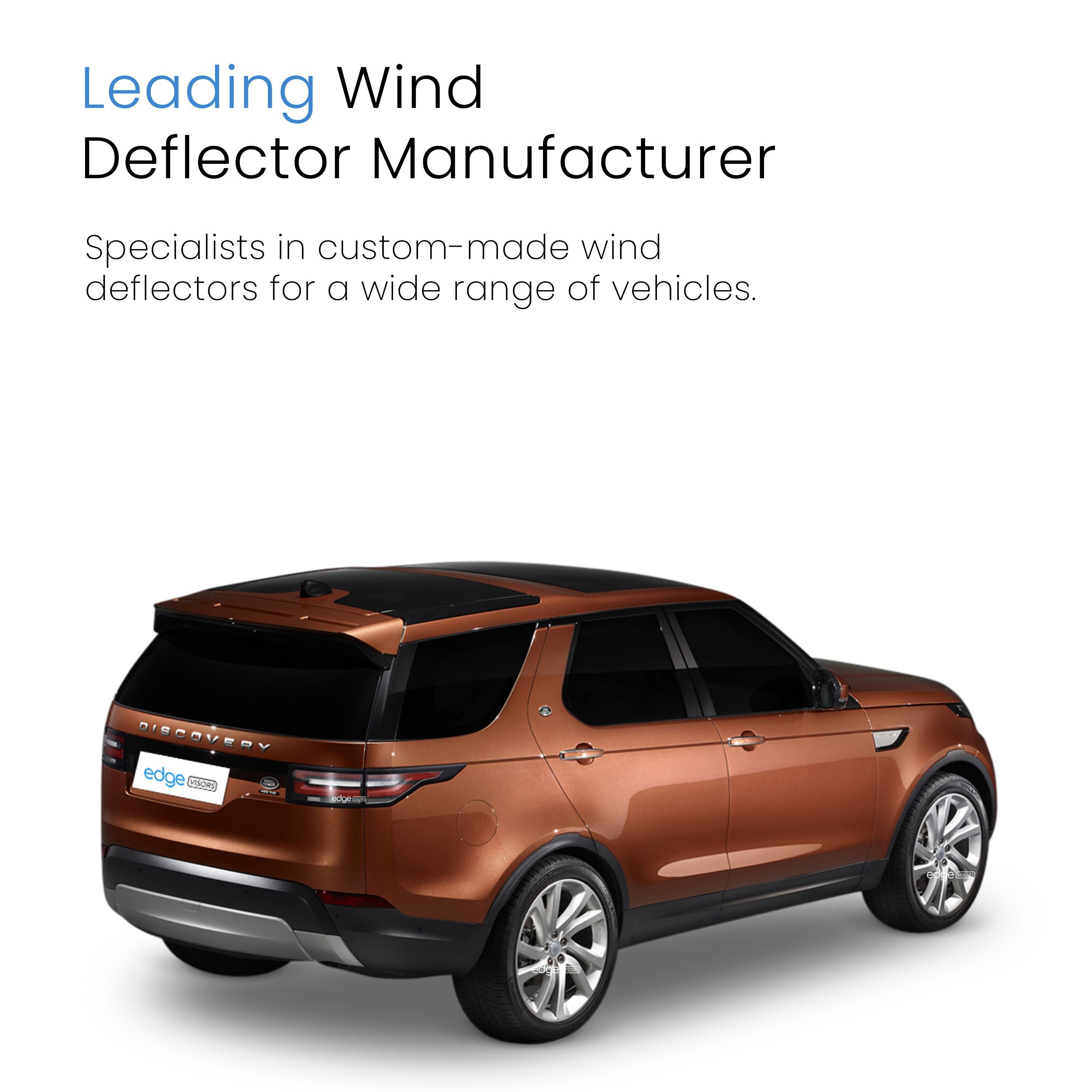 Land Rover Discovery MK5 2017-Onwards 5 Door SUV Wind Deflectors 4pc