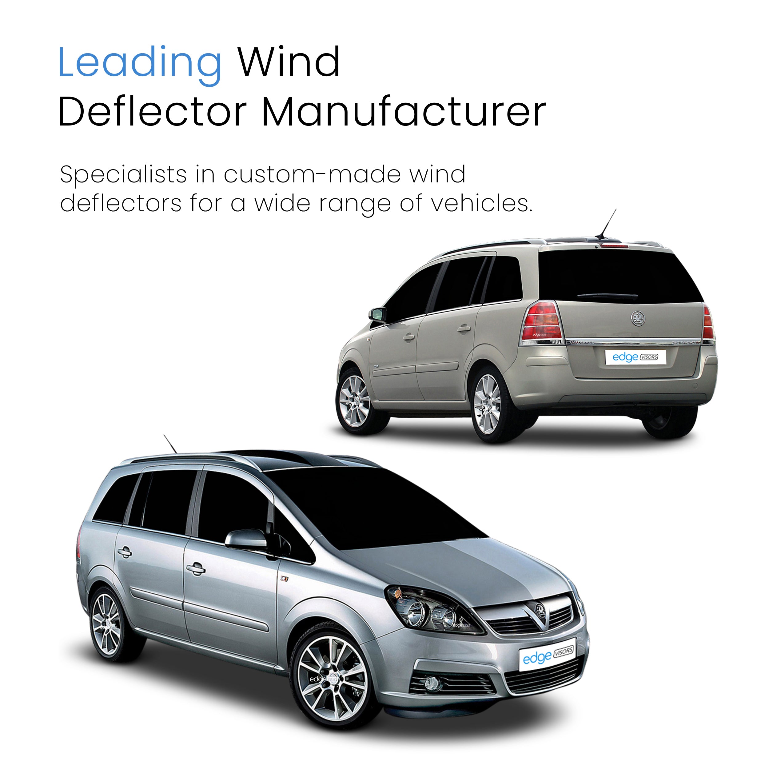 Vauxhall Zafira B MK2 2005-2014 5 Door MPV Wind Deflectors 4pc