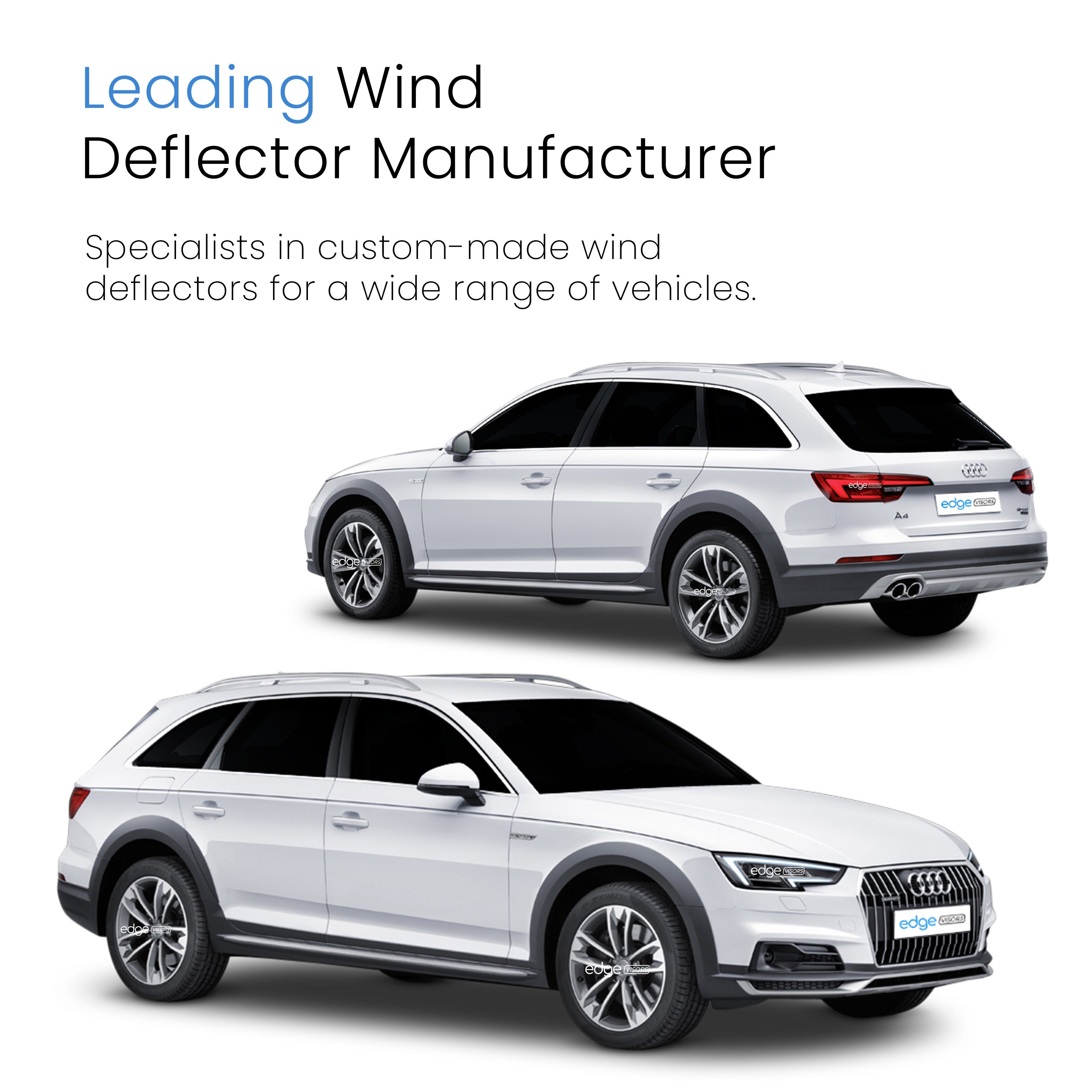 Audi A4 B9 2015-onwards 5 Door Avante Estate Wind Deflectors 4pc