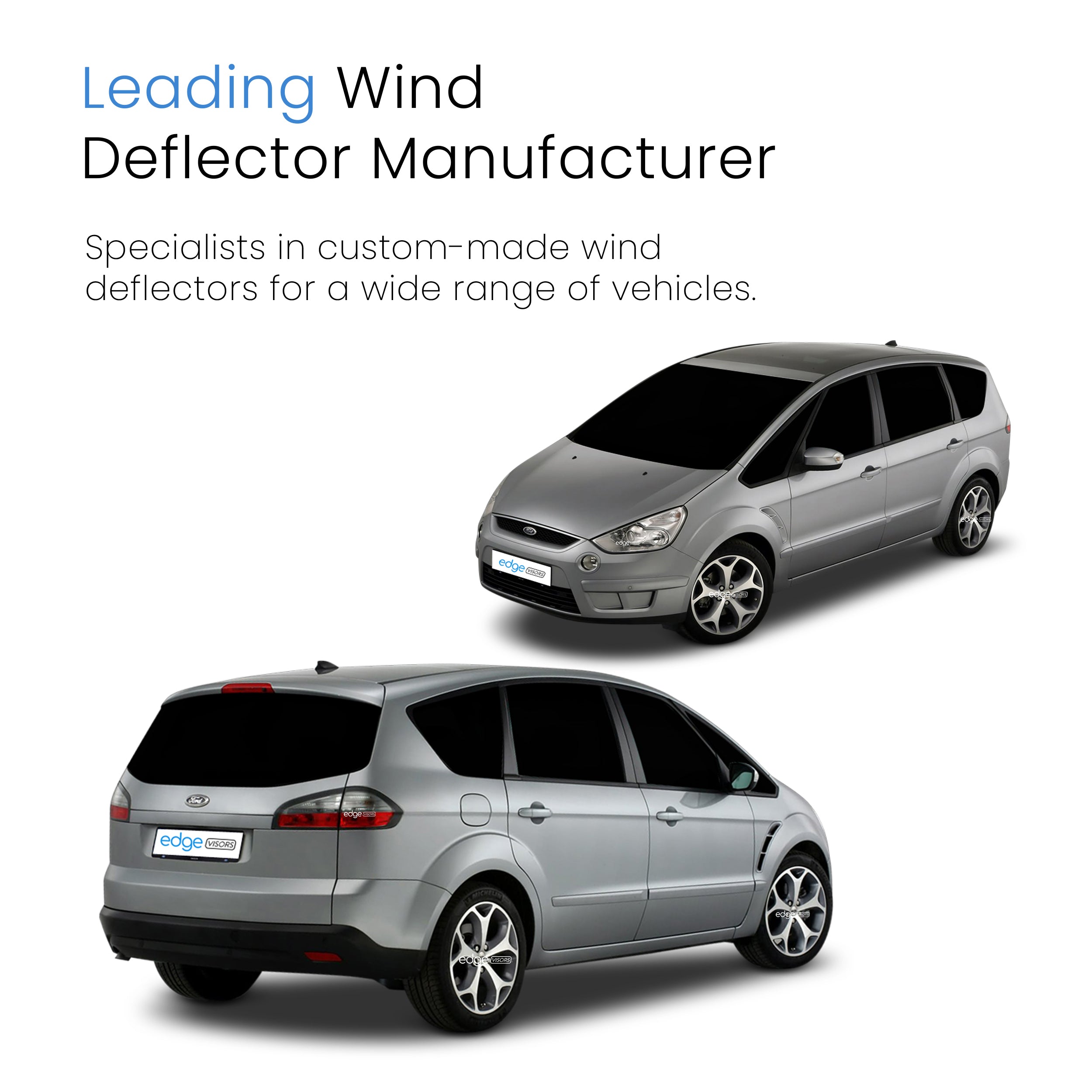 Ford S-Max MK1 2006-2010 5 Door MPV Wind Deflectors 4pc