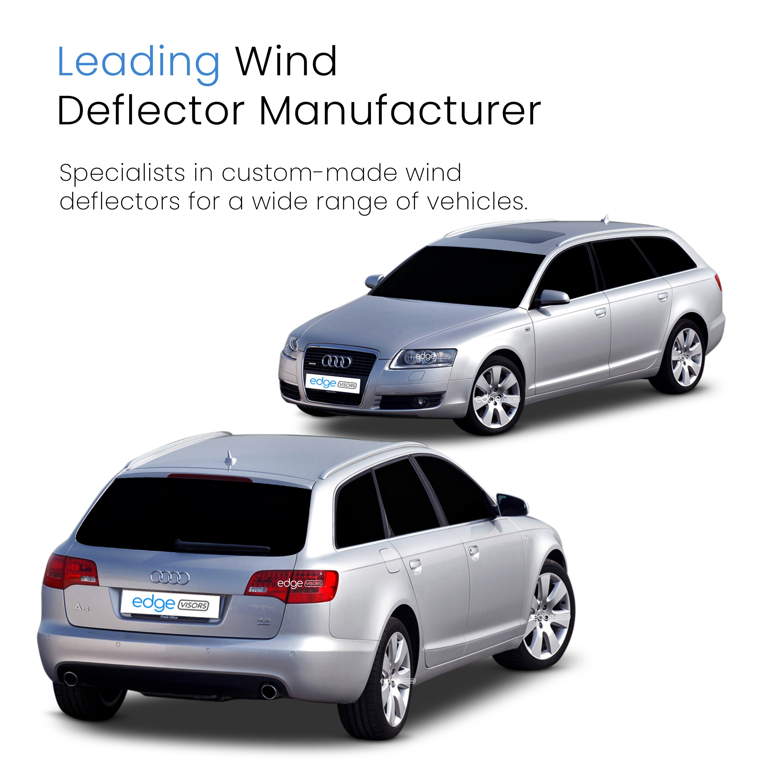 Audi A4 B6/B7 2000-2009 5 Door Avante Estate Wind Deflectors 4pc