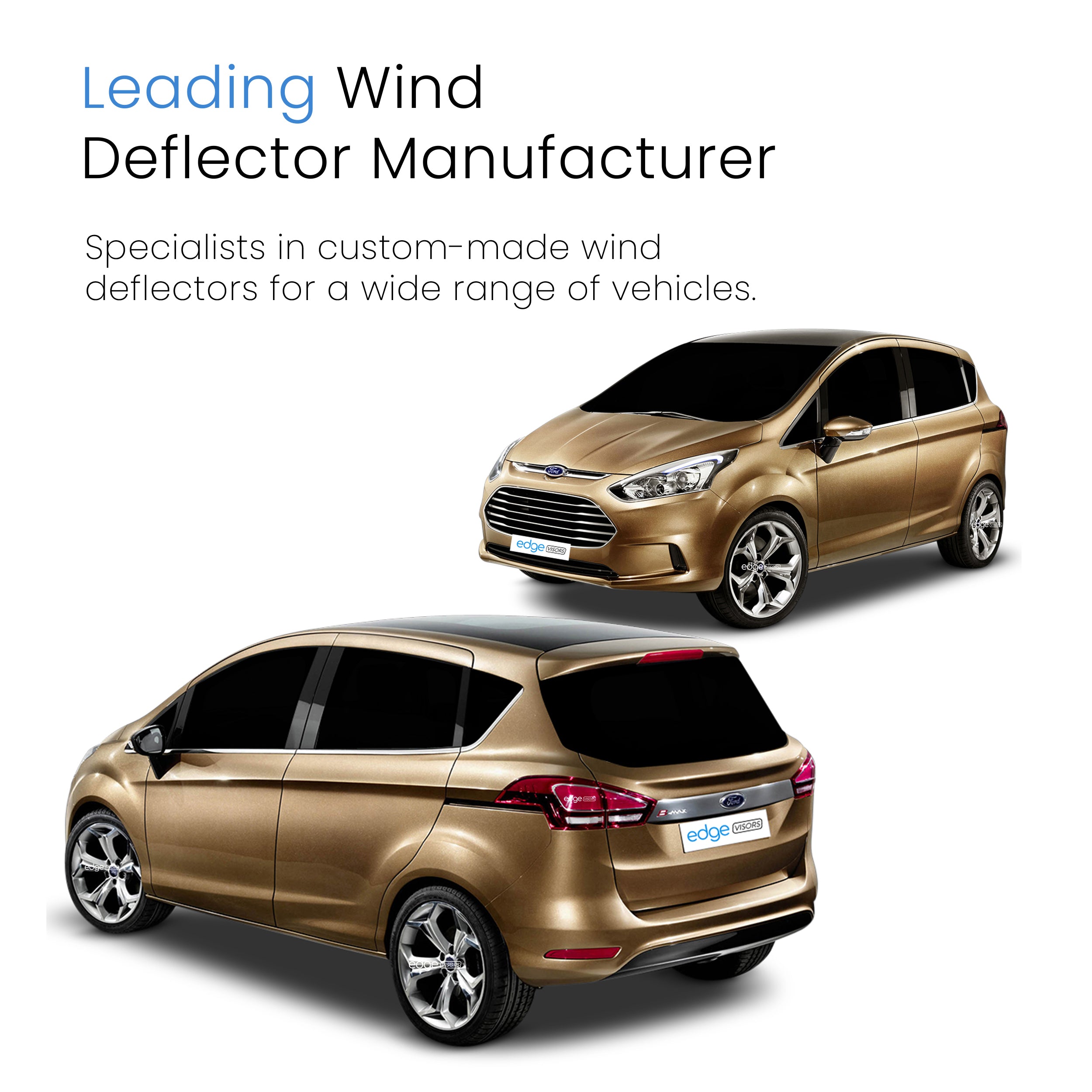 Ford B-Max 2012-2017 5 Door MPV Wind Deflectors 4pc