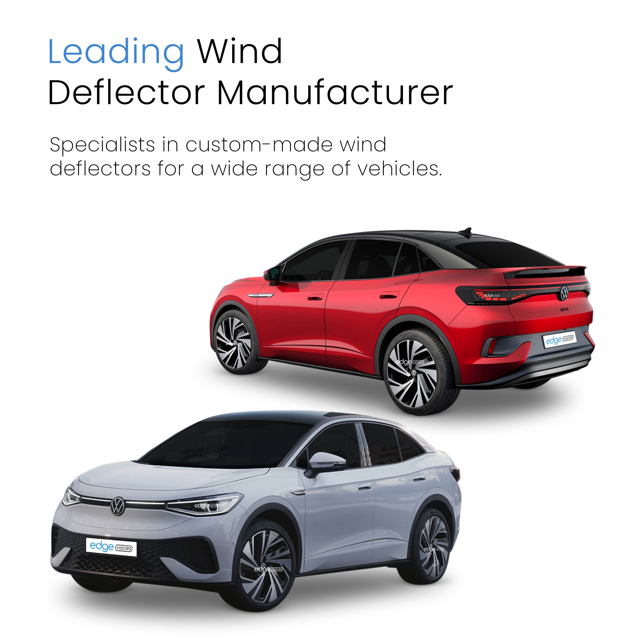 VW iD5 MK1 2022-Onwards 5 Door SUV Wind Deflectors 4pc