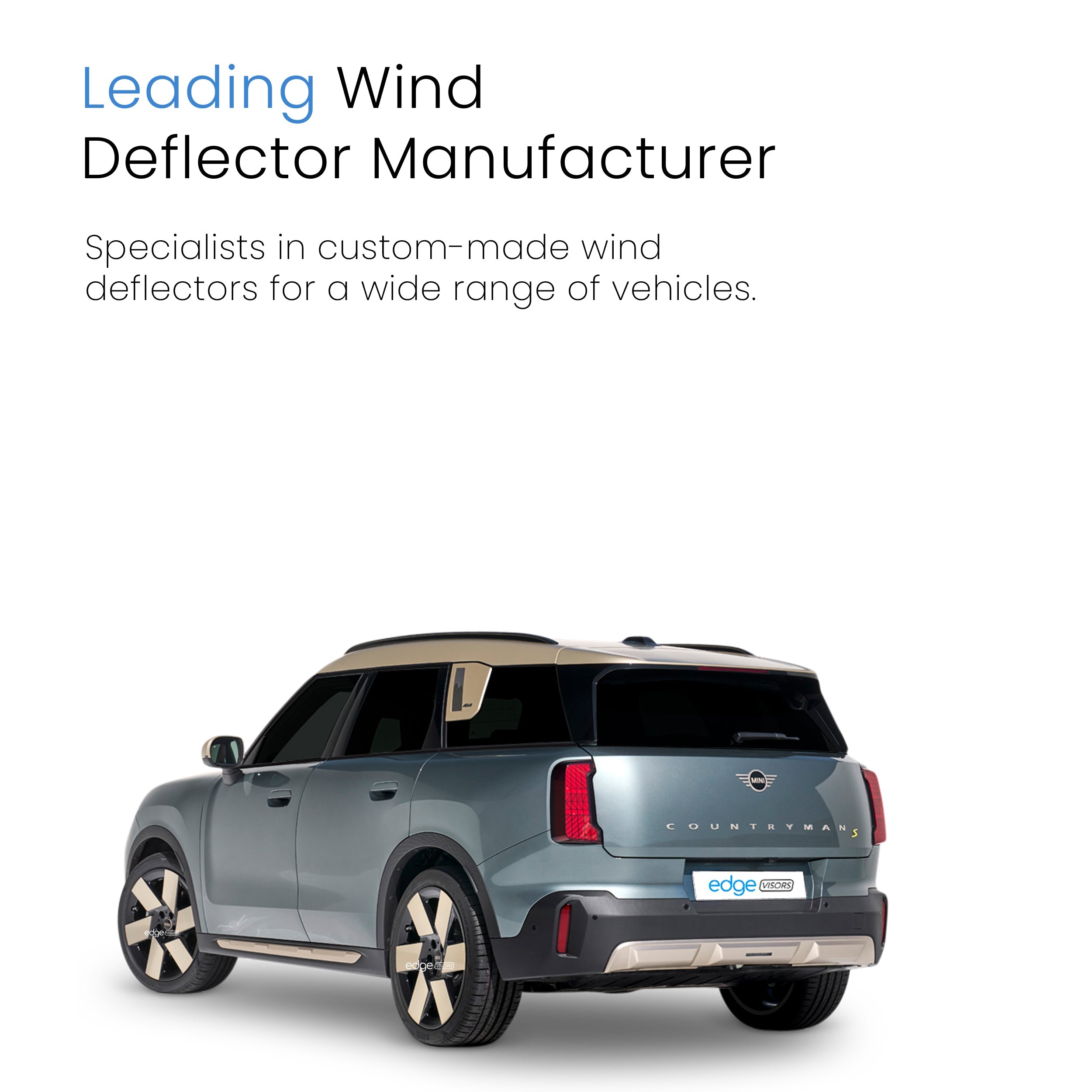 Mini Countryman U25 MK3 2023-Onwards 5 Door SUV Wind Deflectors 4pc