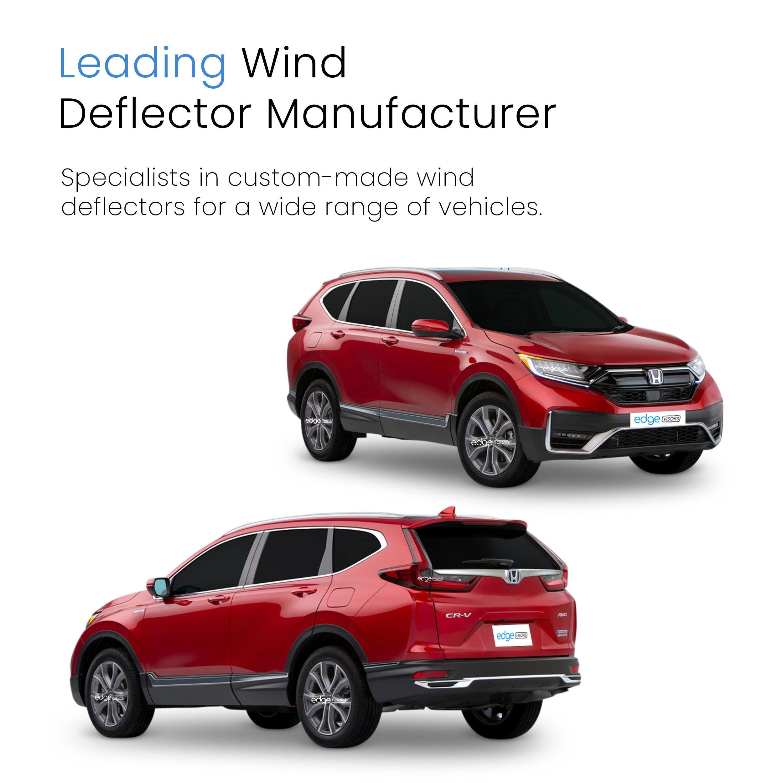 Honda CR-V MK5 2017-2022 5 Door SUV Wind Deflectors 4pc