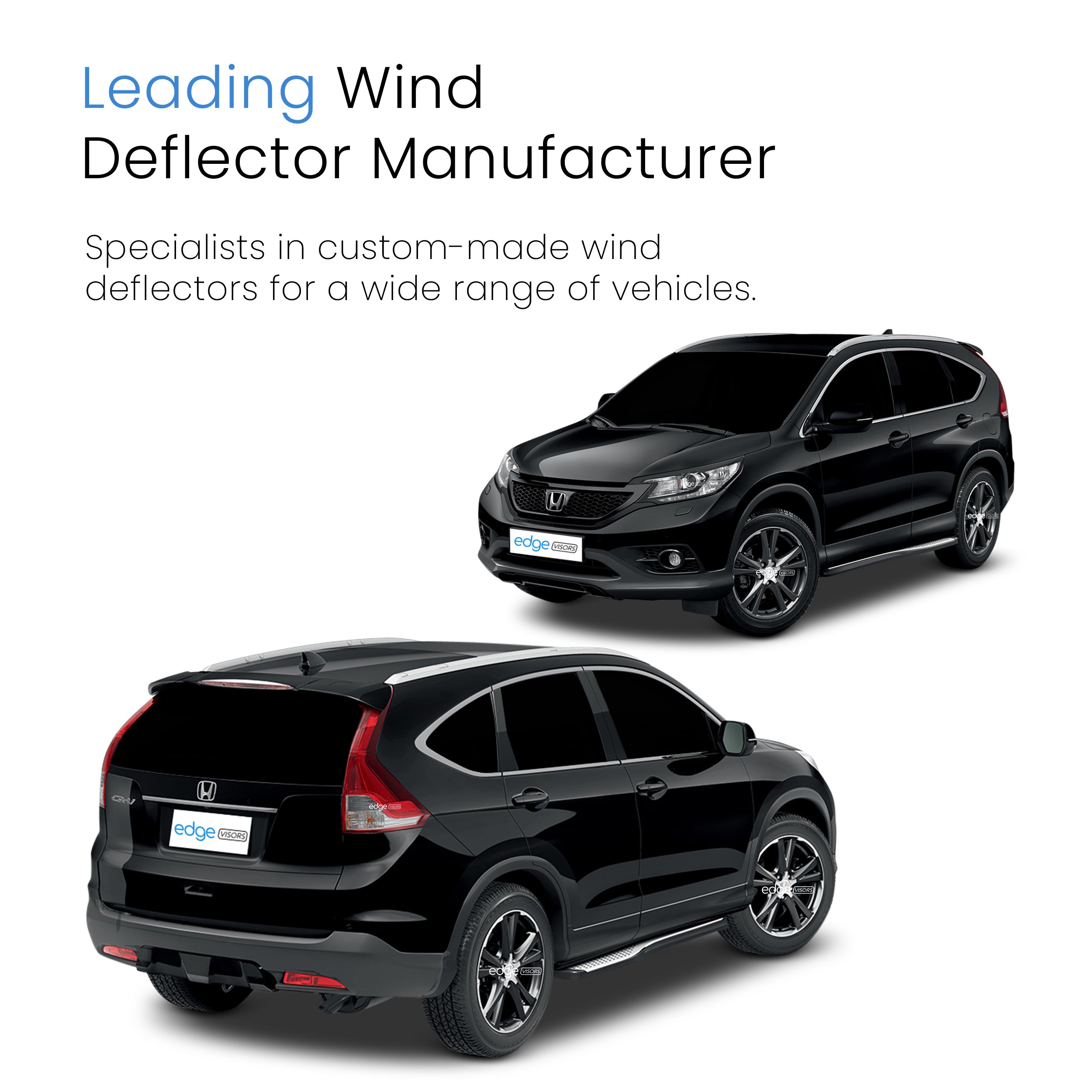 Honda CR-V MK4 2012-2018 5 Door SUV Wind Deflectors 4pc