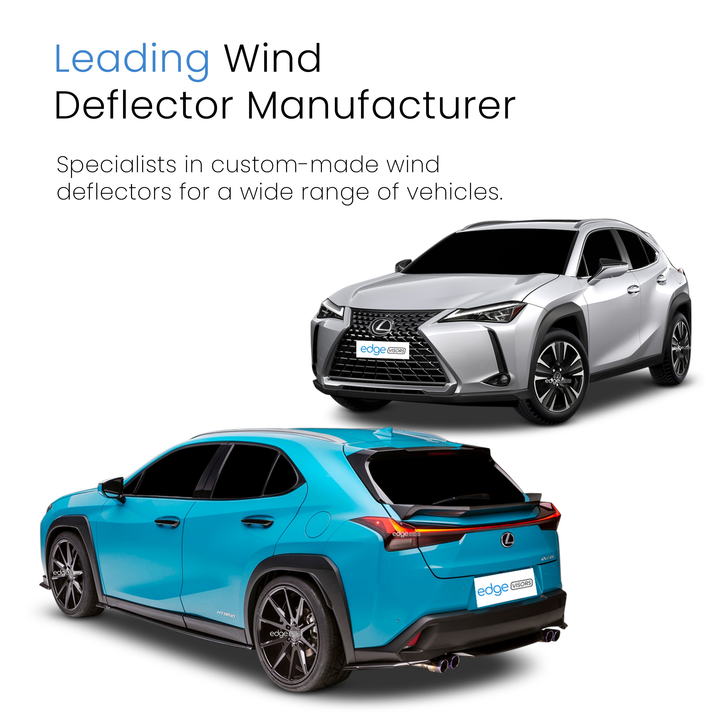 Lexus UX 2019-onwards 5 Door SUV Wind Deflectors 4pc