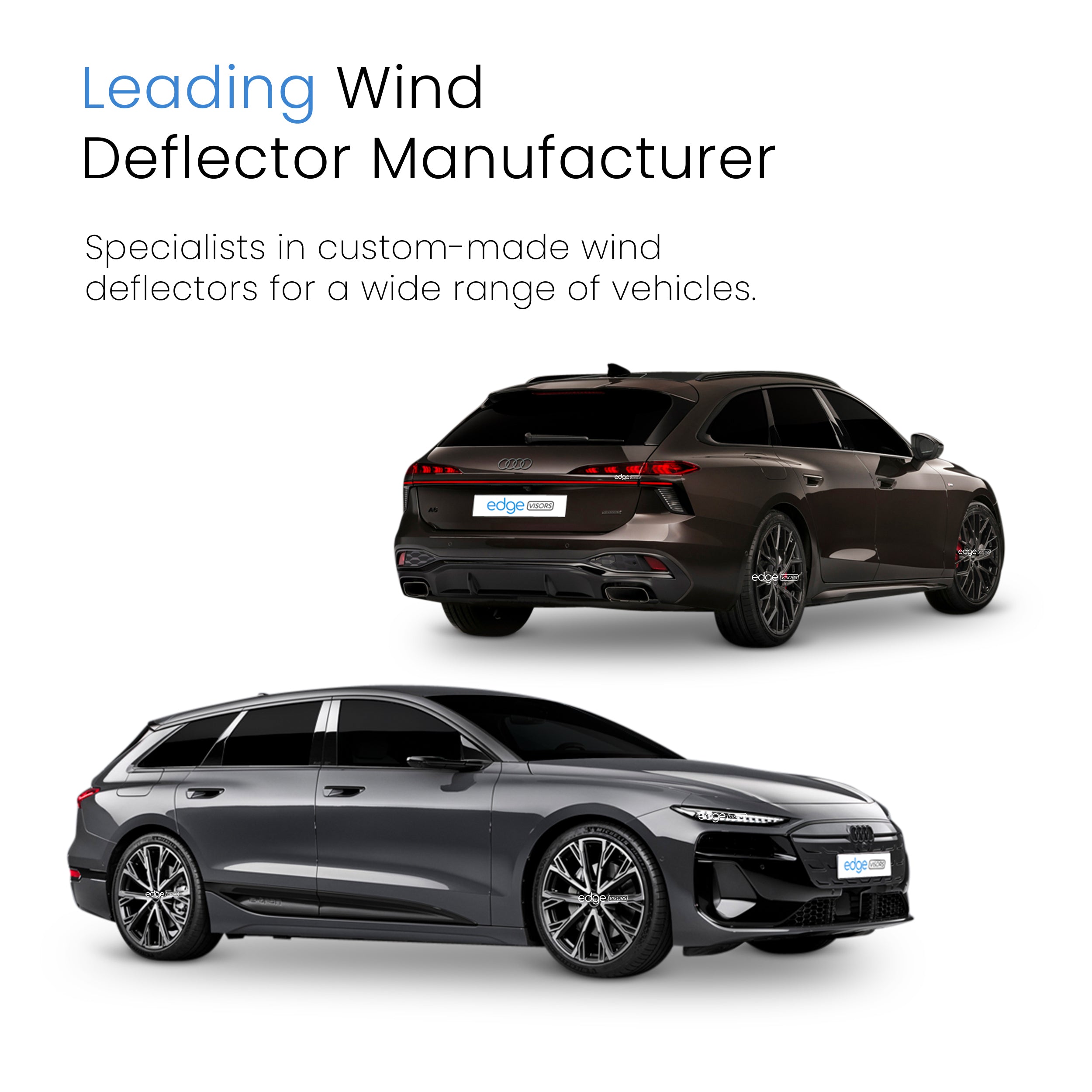 Audi A6 C9 2025-Onwards 5 Door Avante Estate Wind Deflectors 4pc