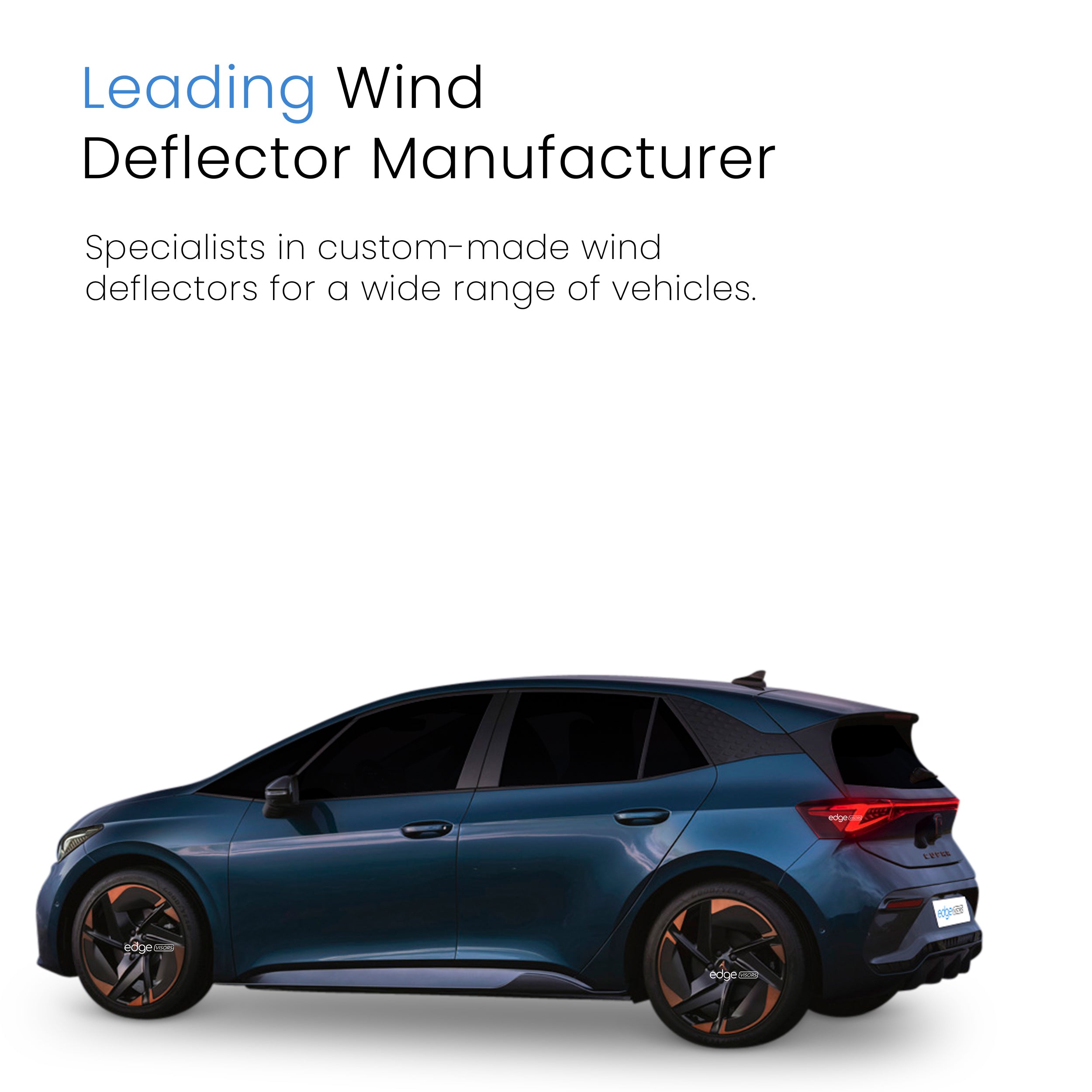 Cupra Born 2021-onwards 5 Door Hatchback Wind Deflectors 4pc