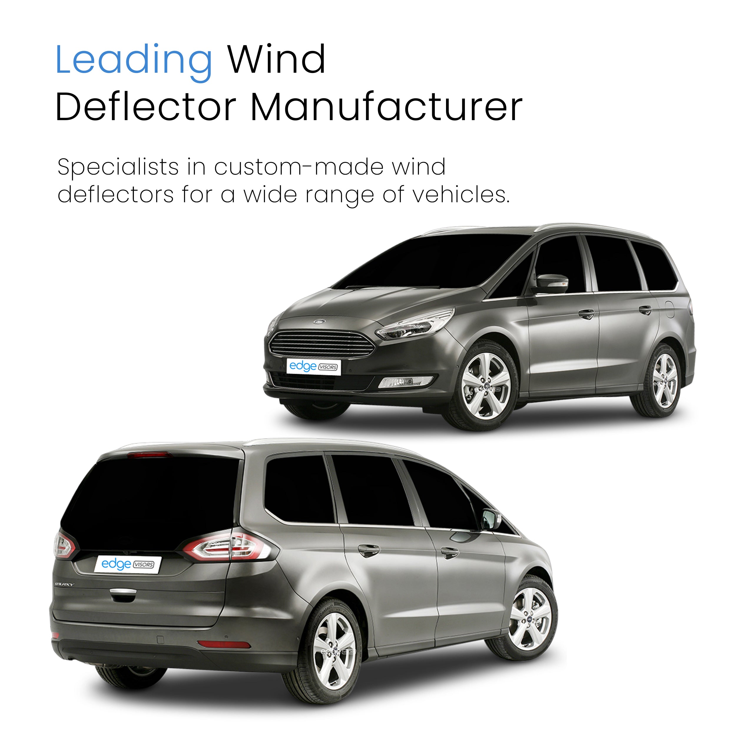 Ford Galaxy MK4 2015-2023 5 Door MPV Wind Deflectors 4pc