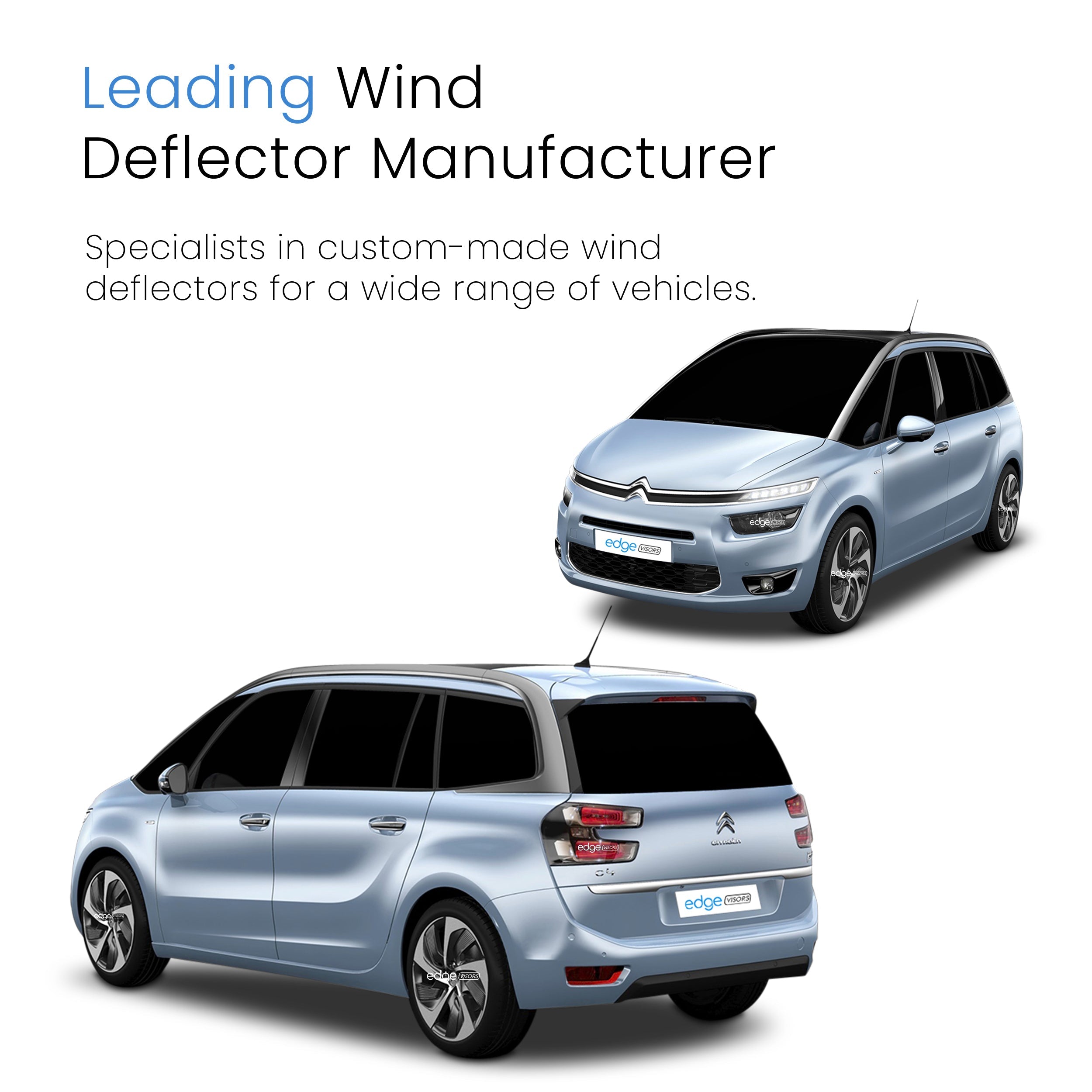Citroen C4 Grand Picasso MK2 2013-2019 5 Door MPV Wind Deflectors 4pc