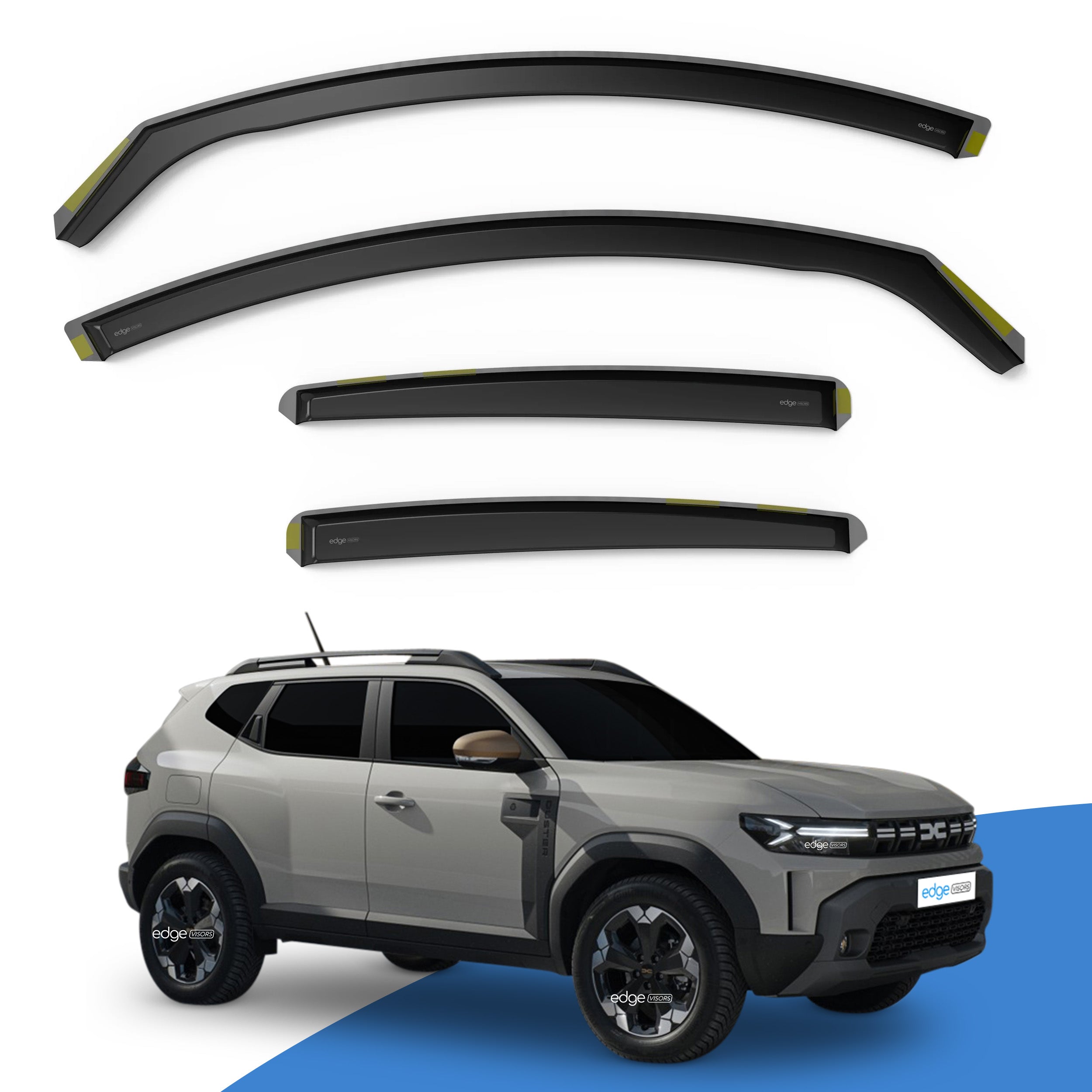 Dacia Duster MK3 2024-Onwards 5 Door SUV Wind Deflectors 4pc