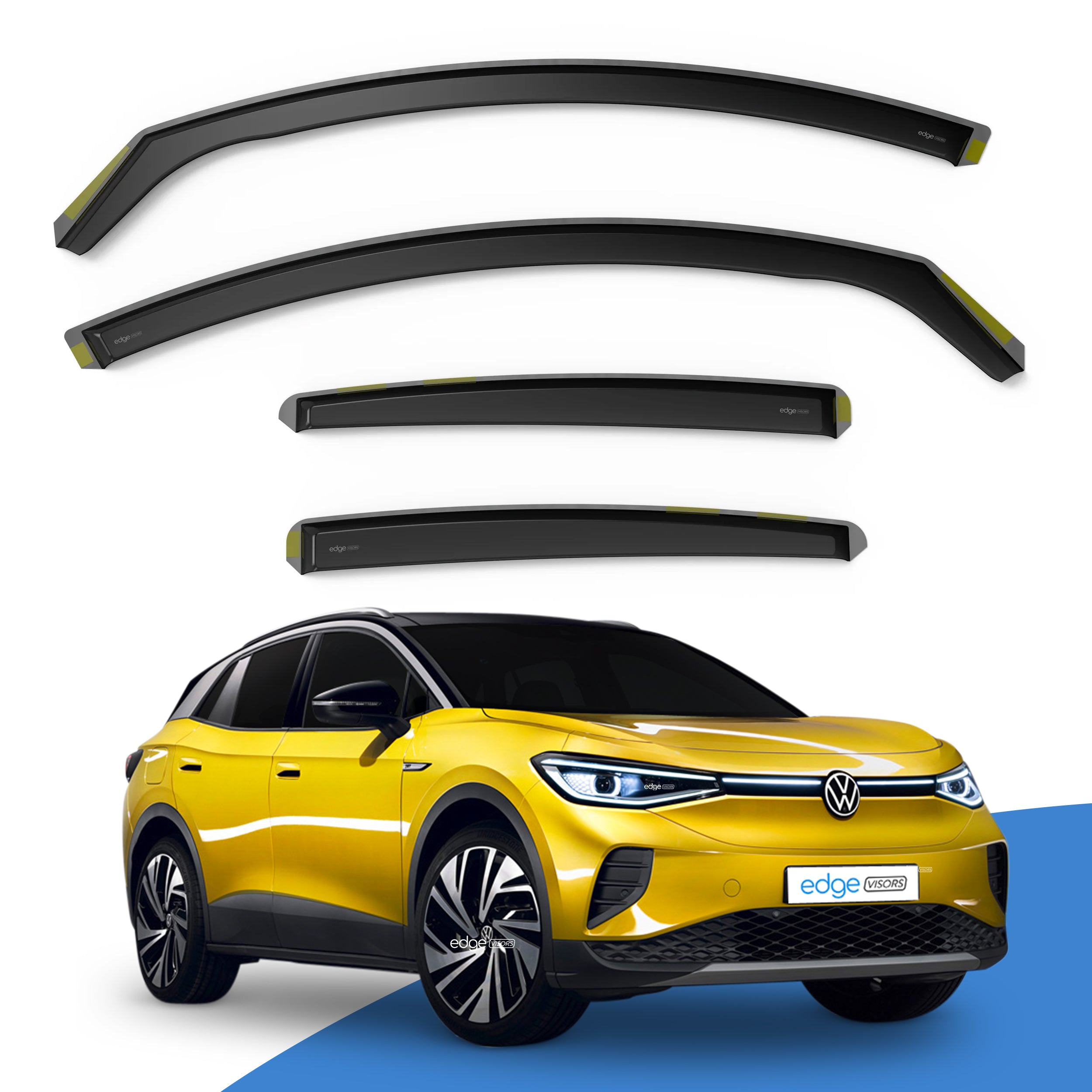VW iD4 2020-onwards 5 Door Hatchback Wind Deflectors 4pc