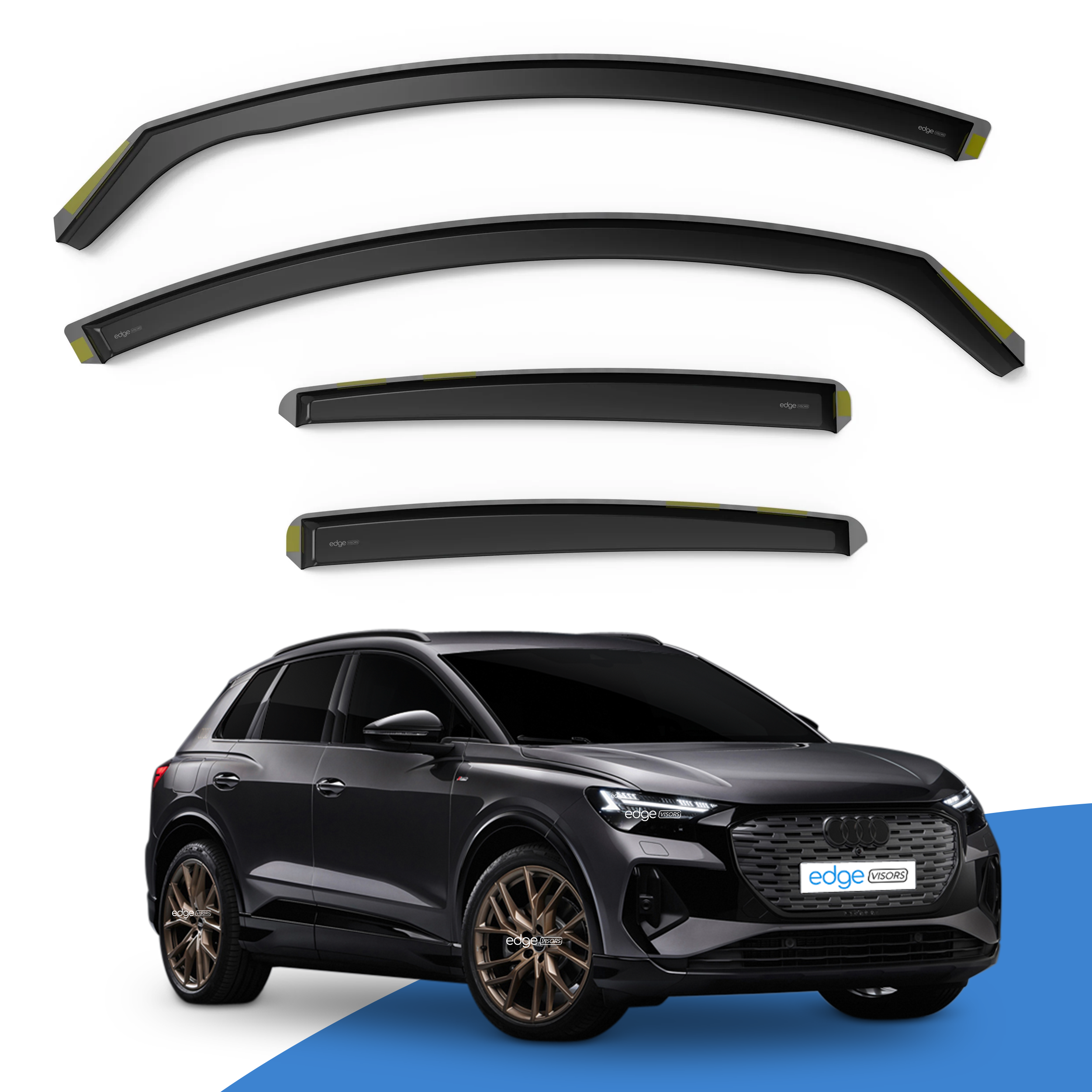 Audi Q4 e-tron 2021-2025 5 Door SUV Wind Deflectors 4pc