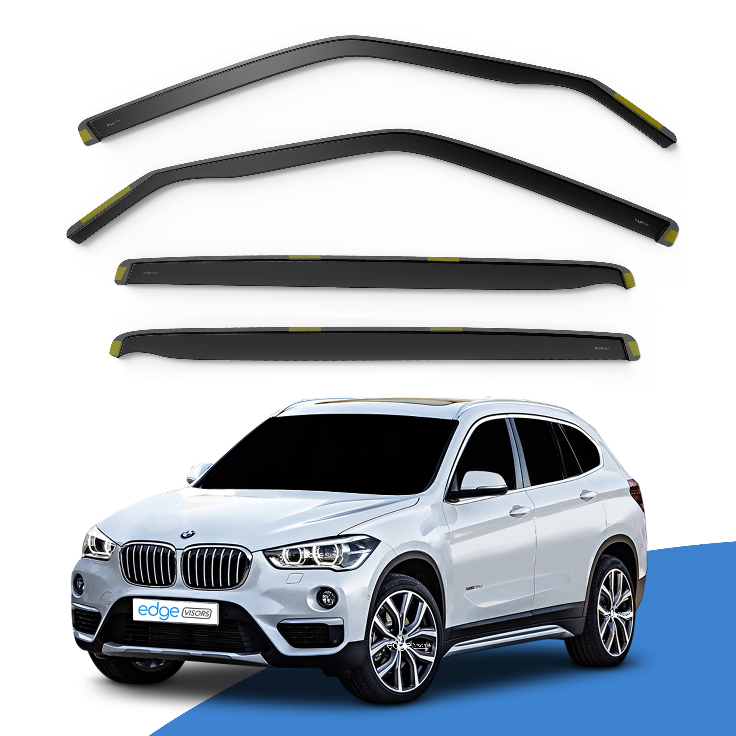 BMW X1 F48 2015-2022 5 Door SUV Wind Deflectors 4pc