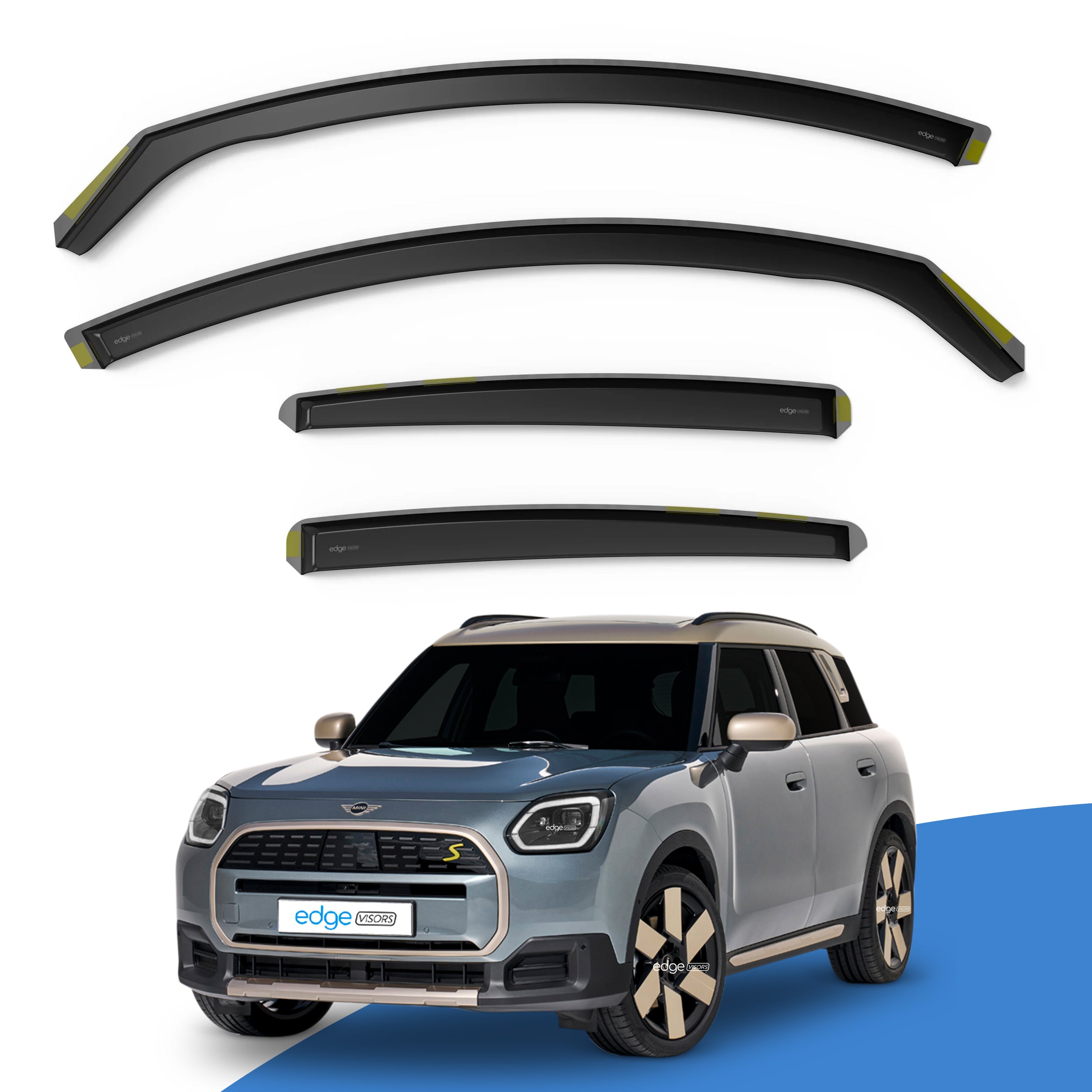 MINI COUNTRYMAN U25 MK3 2023-onwards 5 Door Hatchback Wind Deflectors 4pc