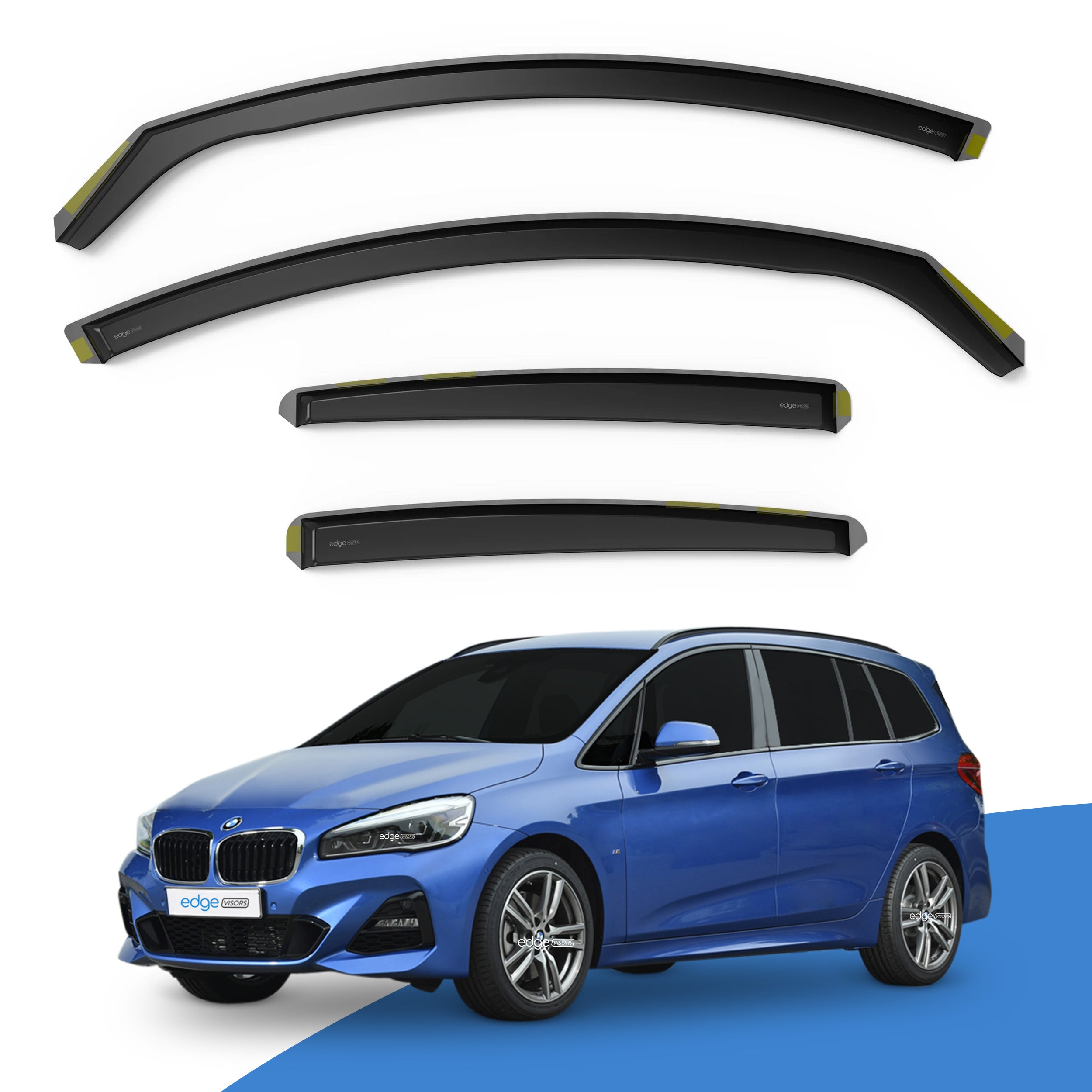 BMW 2 Series F46 2014-2021 5 Door Gran Tourer Wind Deflectors 4pc