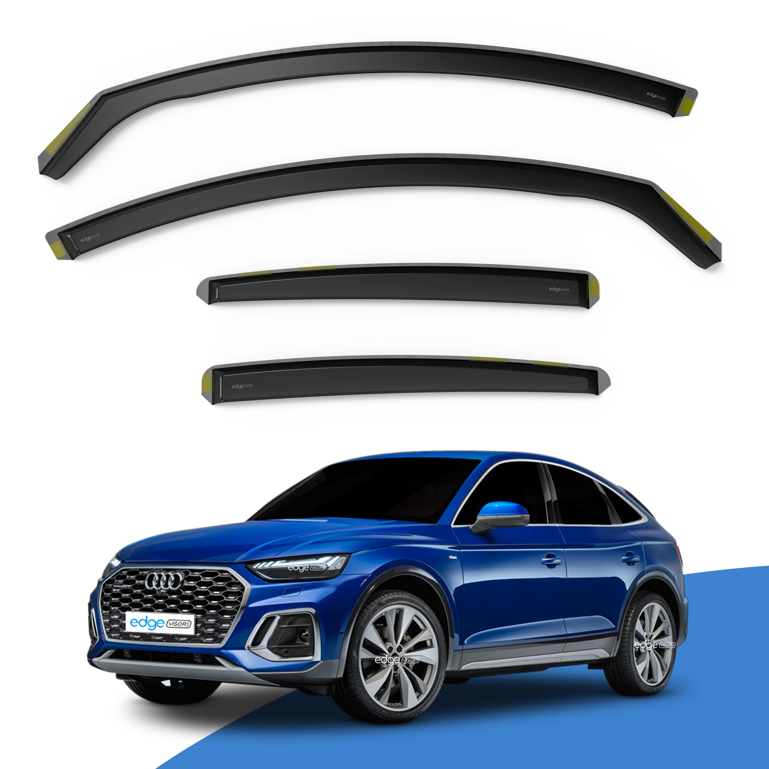 Audi Q5 MK2 2016-onwards 5 Door SUV Wind Deflectors 4pc