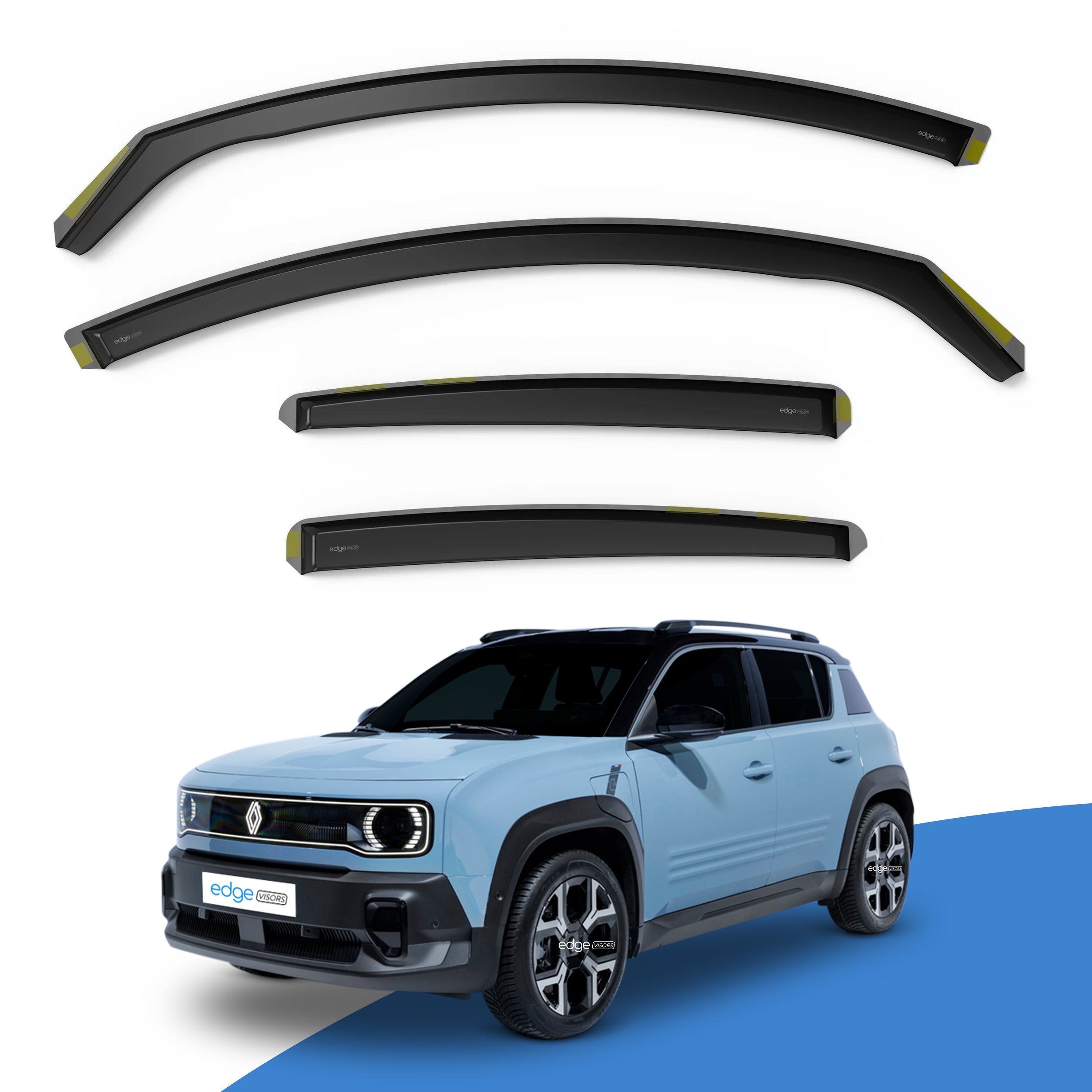Renault 4 E-Tech 2025-Onwards 5 Door SUV Wind Deflectors 4pc