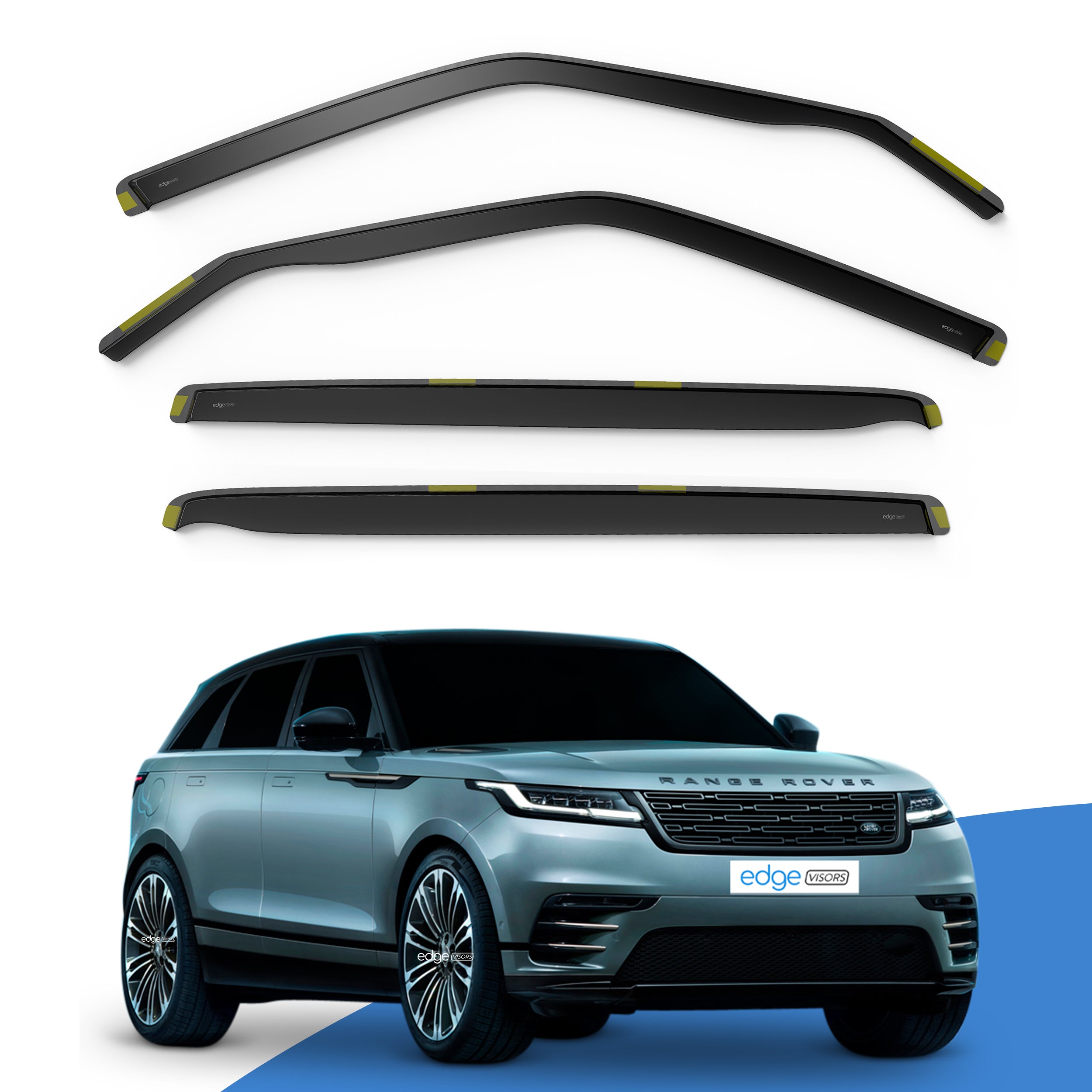 Range Rover Velar 2017-Onwards 5 Door SUV Wind Deflectors 4pc