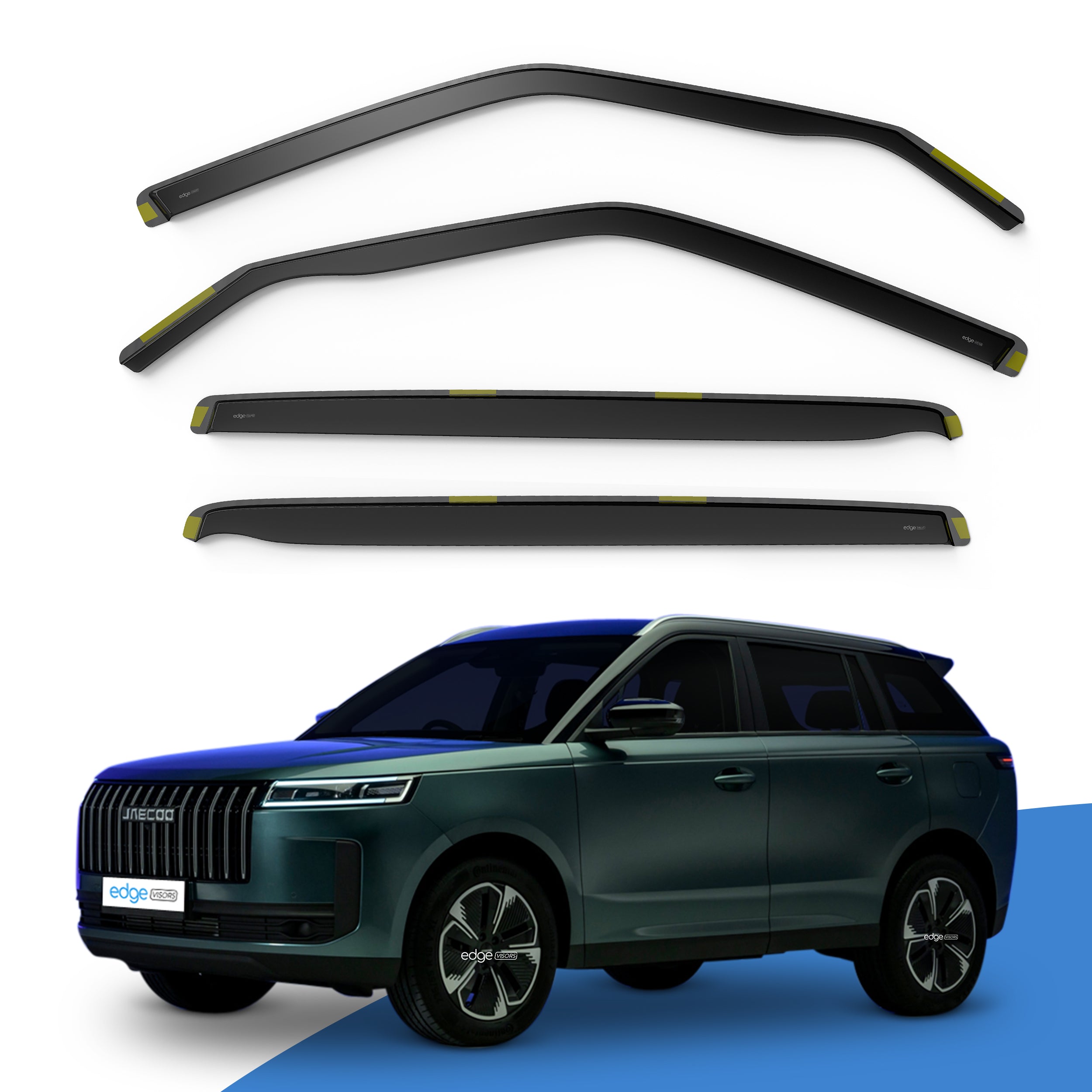 Jaecoo 7 2023-Onwards 5 Door SUV Wind Deflectors 4pc