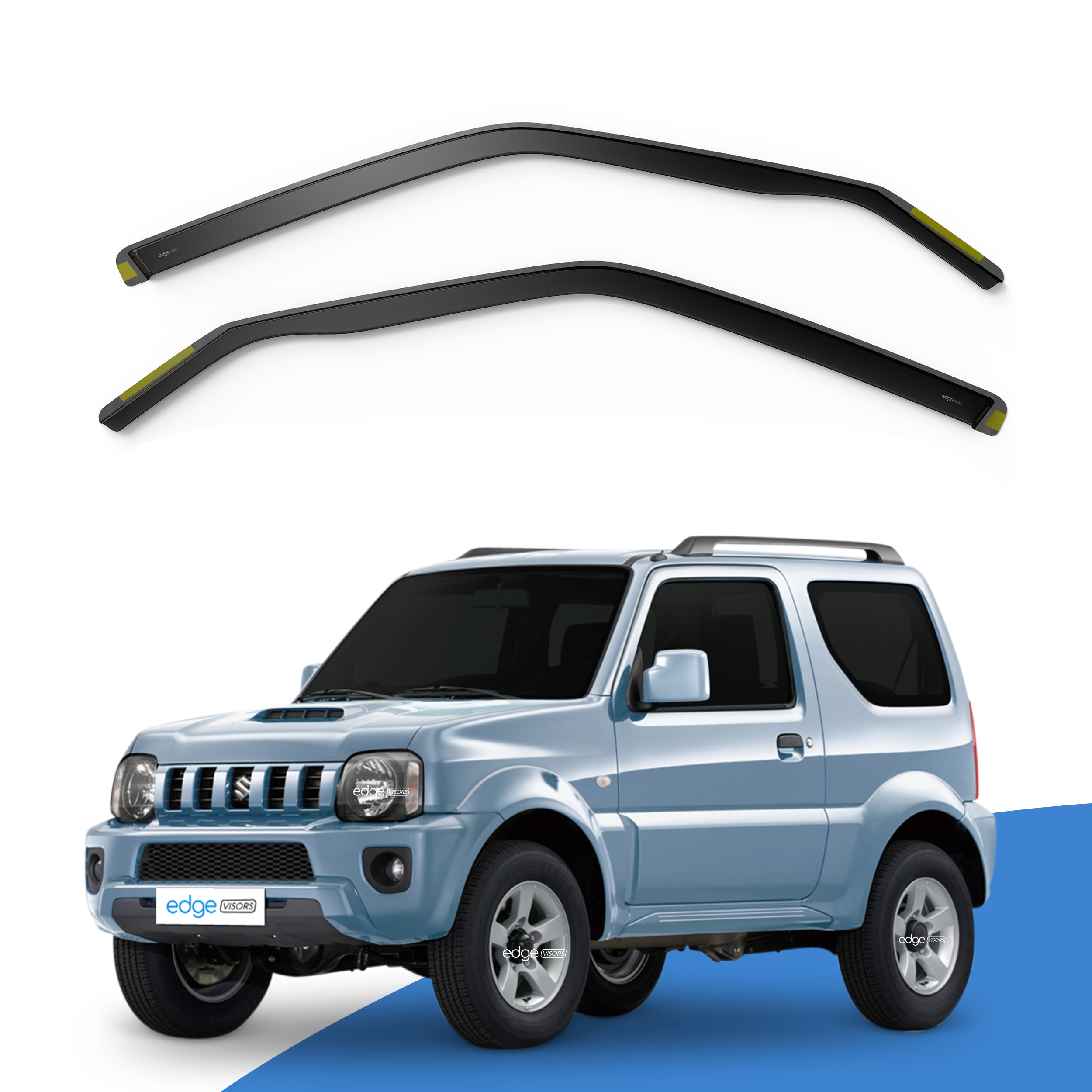 Suzuki Jimny MK3 1998-2018 2 Door SUV Wind Deflectors 2pc