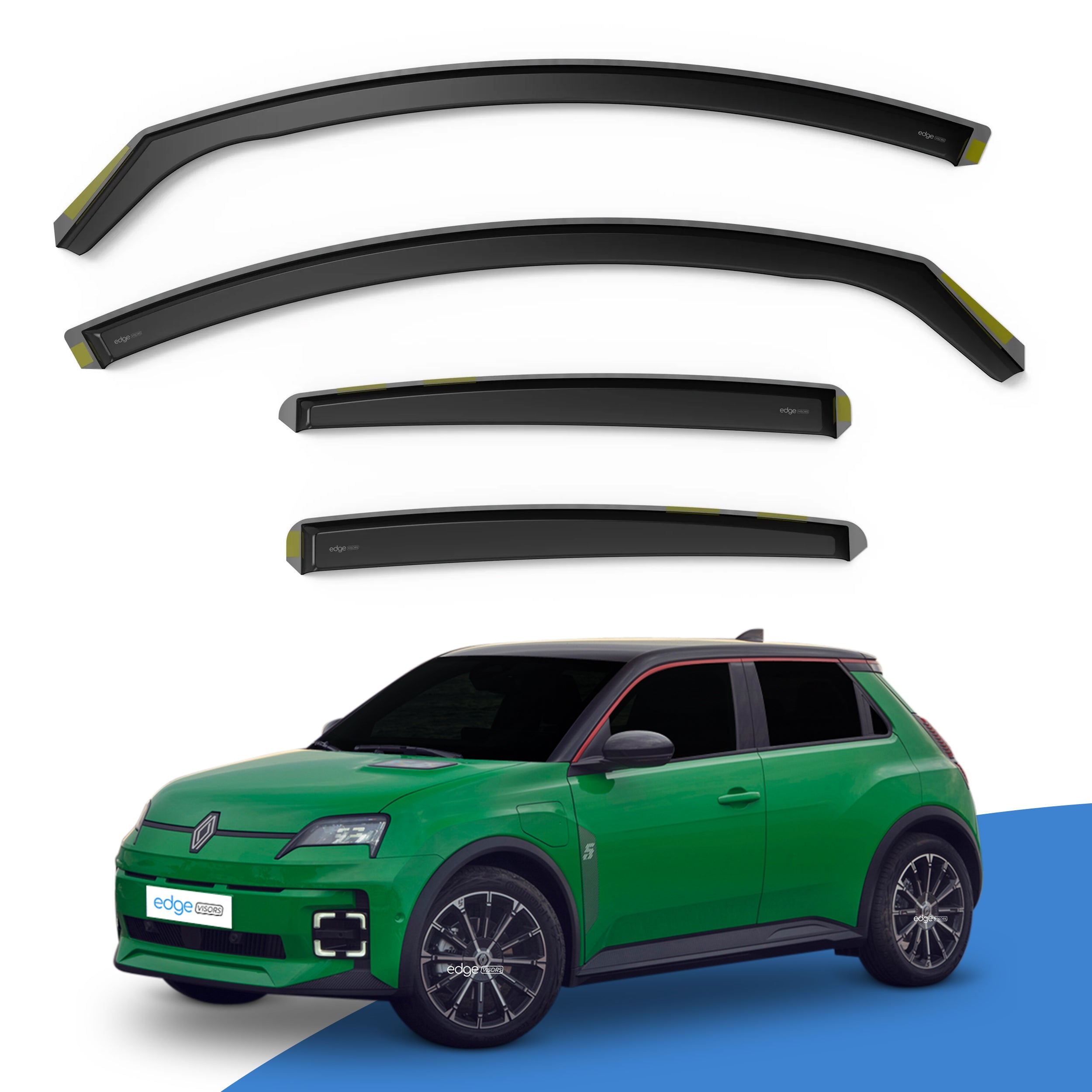 Renault 5 E-Tech 2024-Onwards 5 Door Hatchback Wind Deflectors 4pc