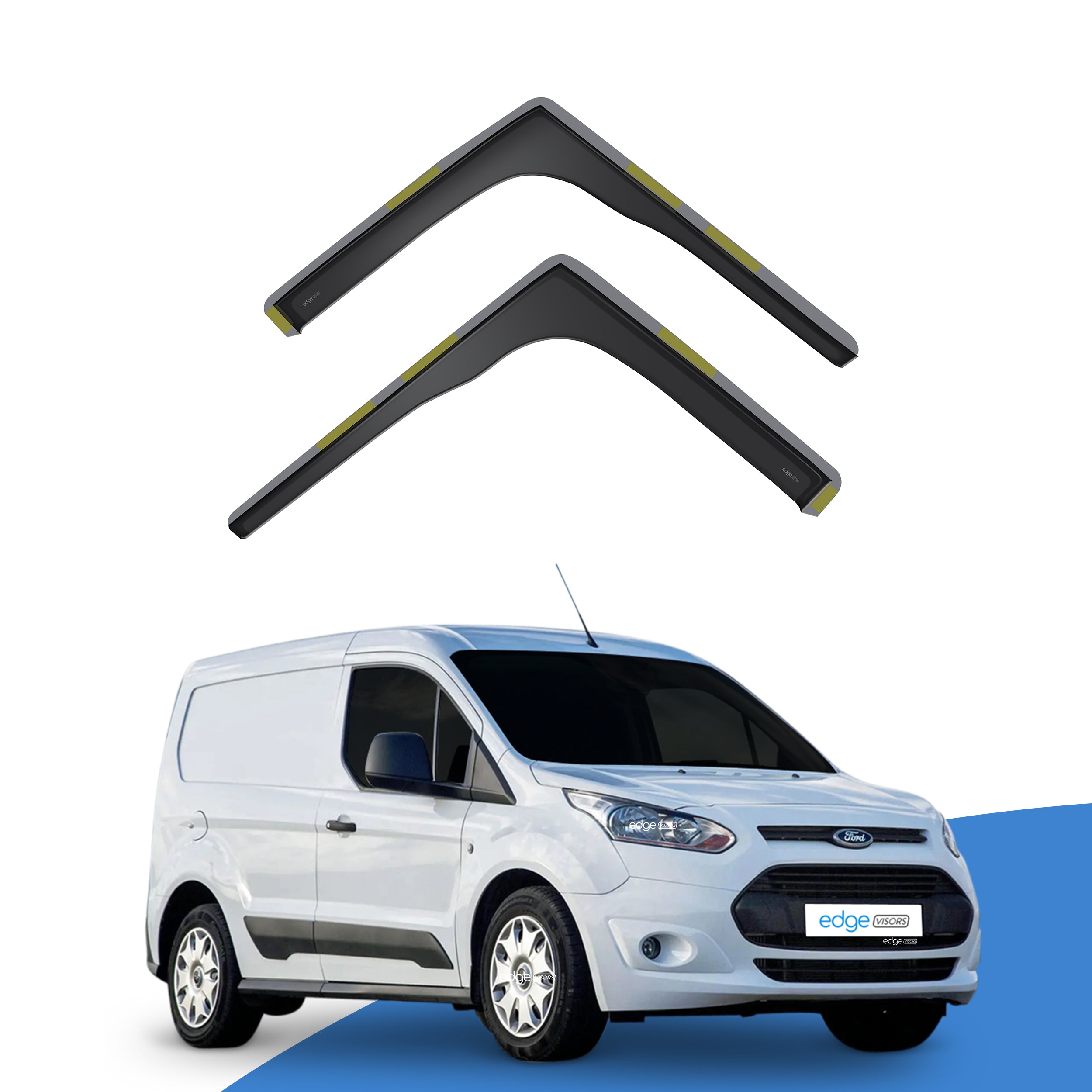 Ford Transit Connect/Tourneo MK3 2023-onwards 2 Door Van Wind Deflectors 2pc