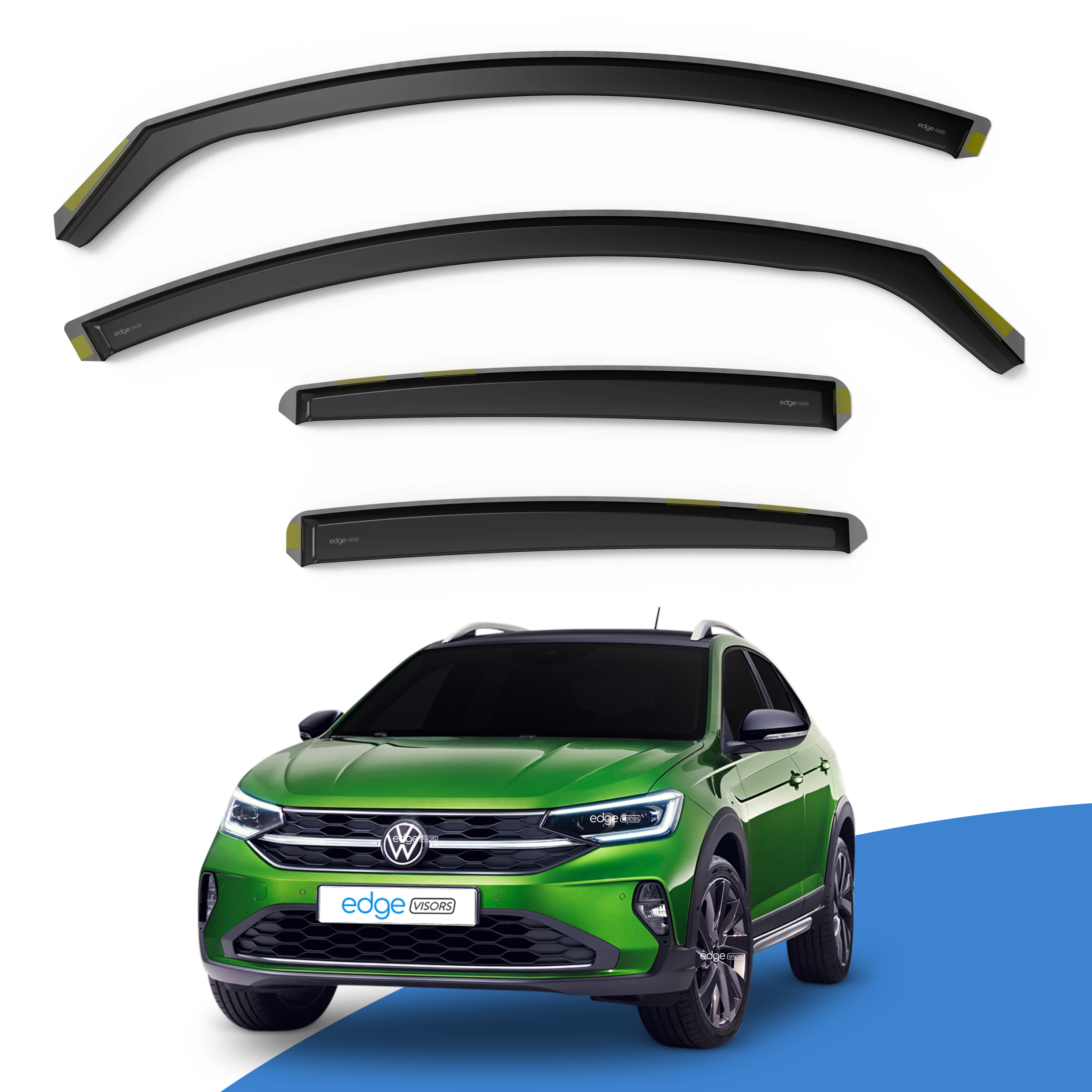 VW Taigo MK1 2020-Onwards 5 Door SUV Wind Deflectors 4pc