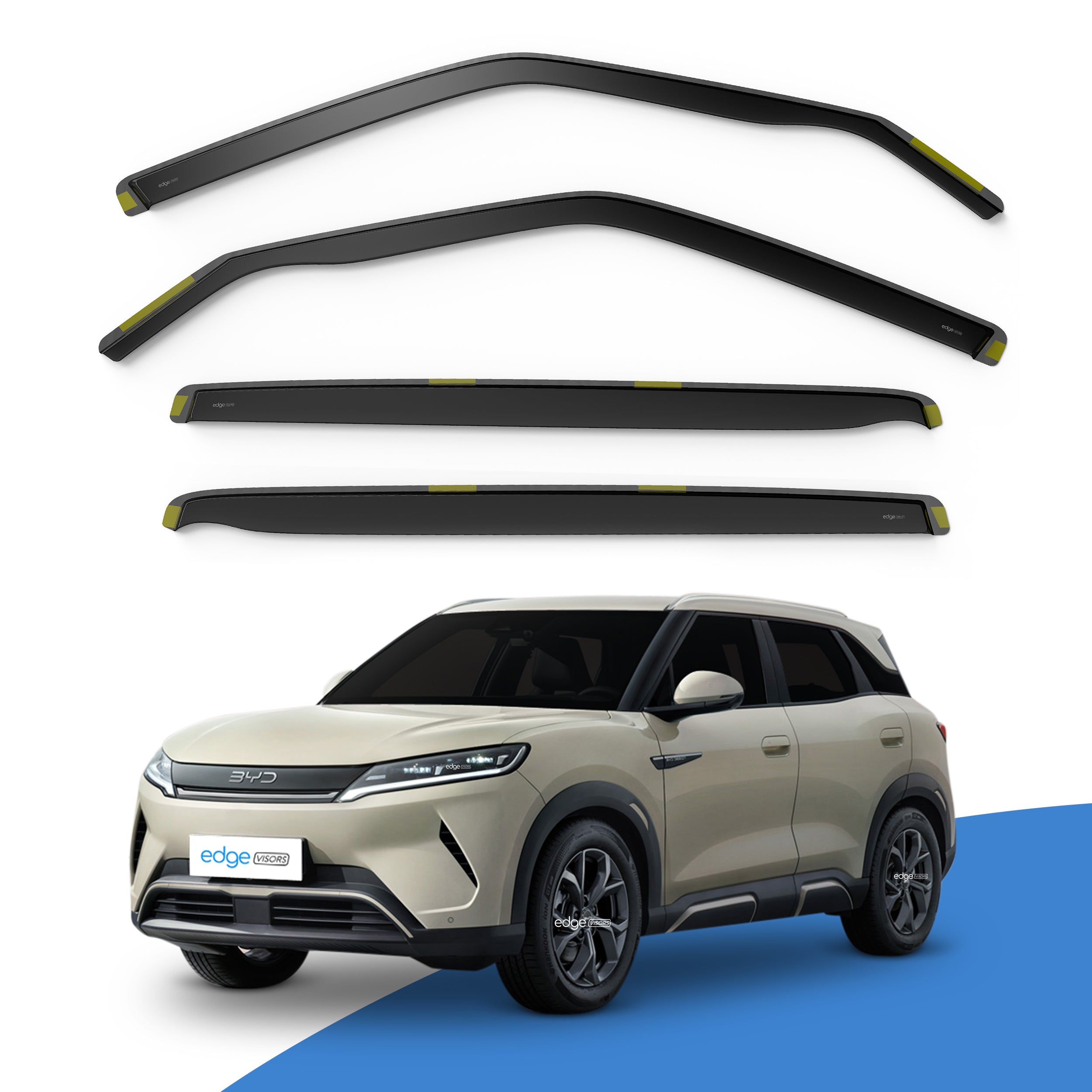 BYD Atto 2 2024-Onwards 5 Door SUV Wind Deflectors 4pc