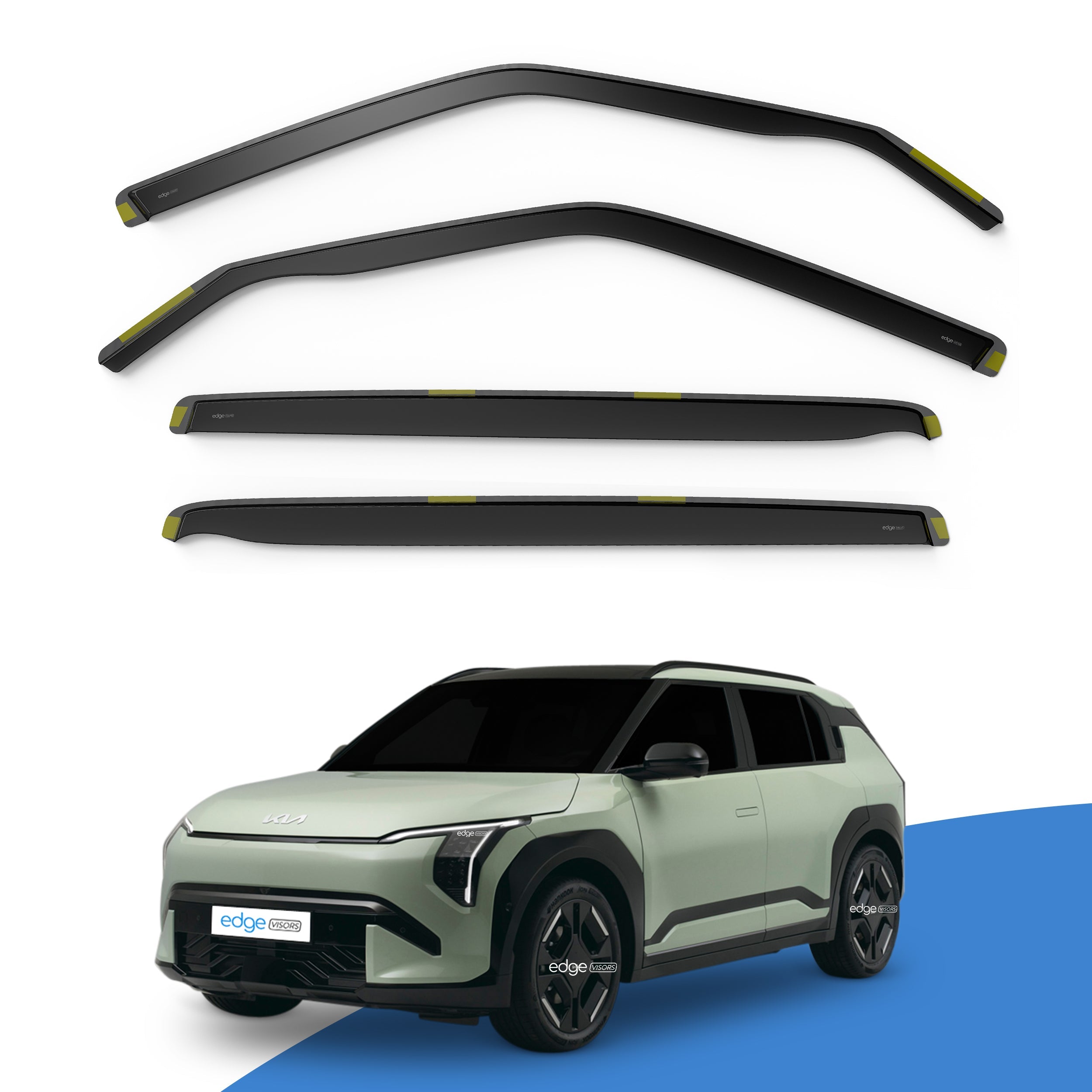 KIA EV3 MK1 2024-Onwards 5 Door SUV Wind Deflectors 4pc