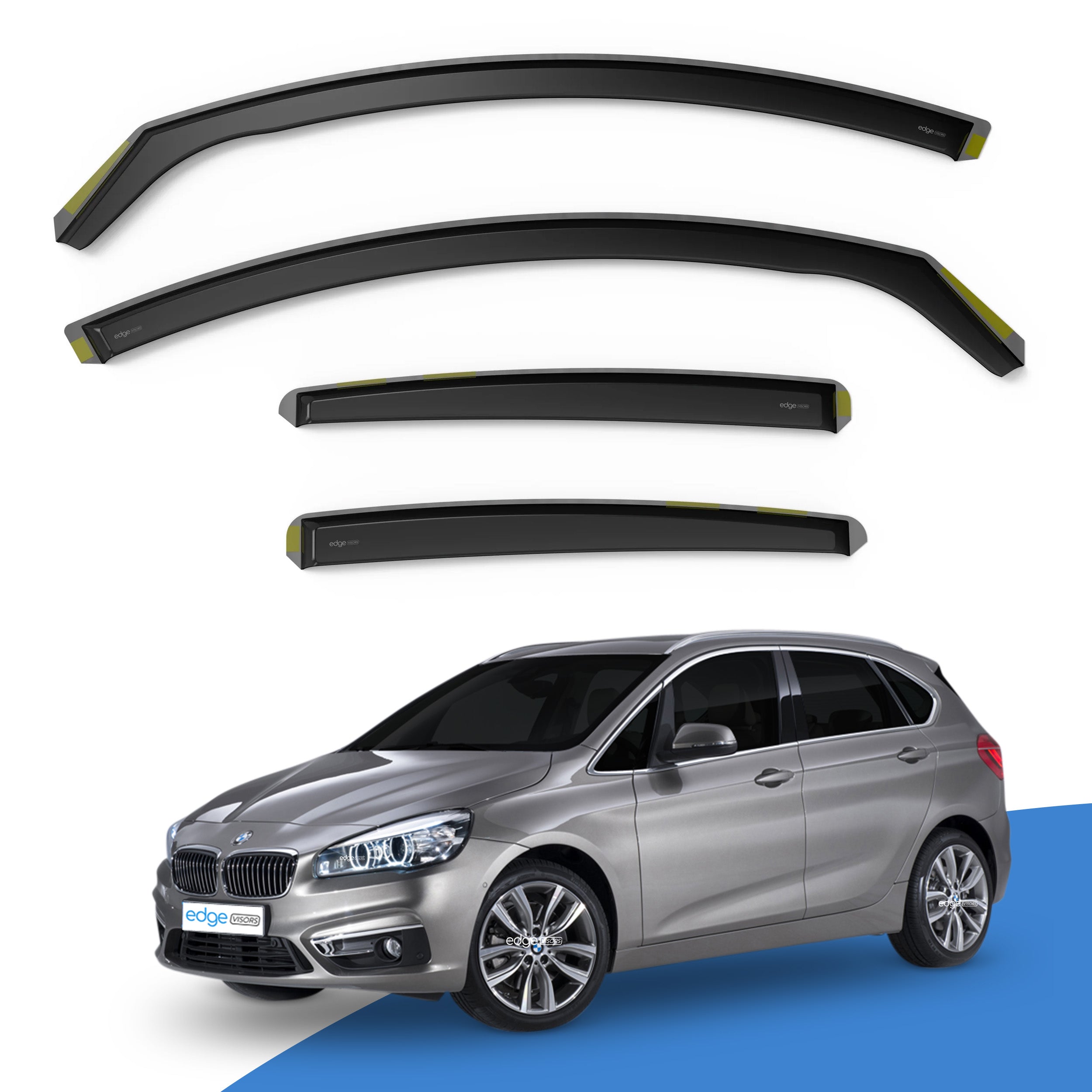 BMW 2 Series F45 2014-2021 5 Door Active Tourer Wind Deflectors 4pc