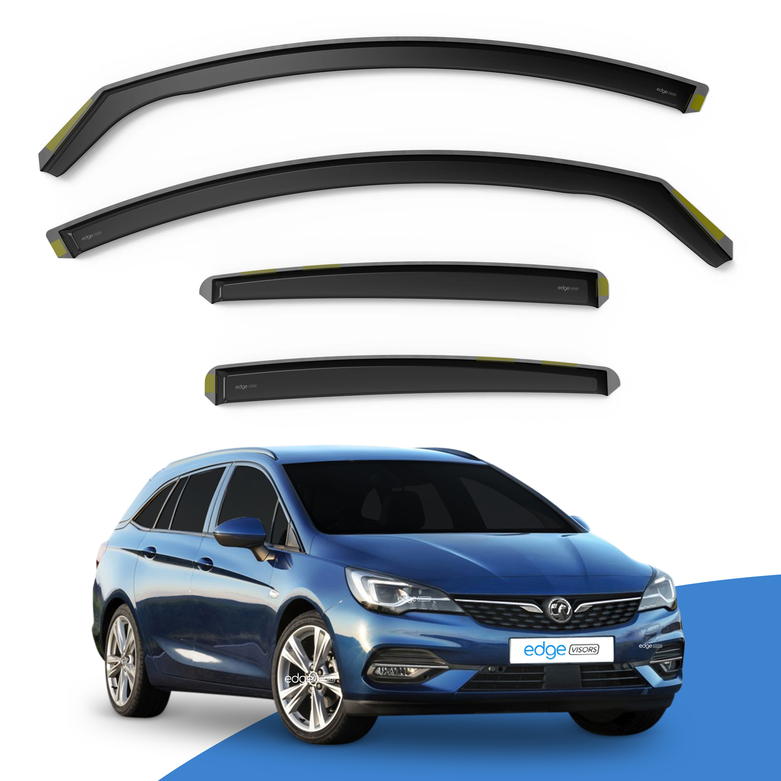 Vauxhall Astra K MK7 2015-2021 5 Door Estate Wind Deflectors 4pc