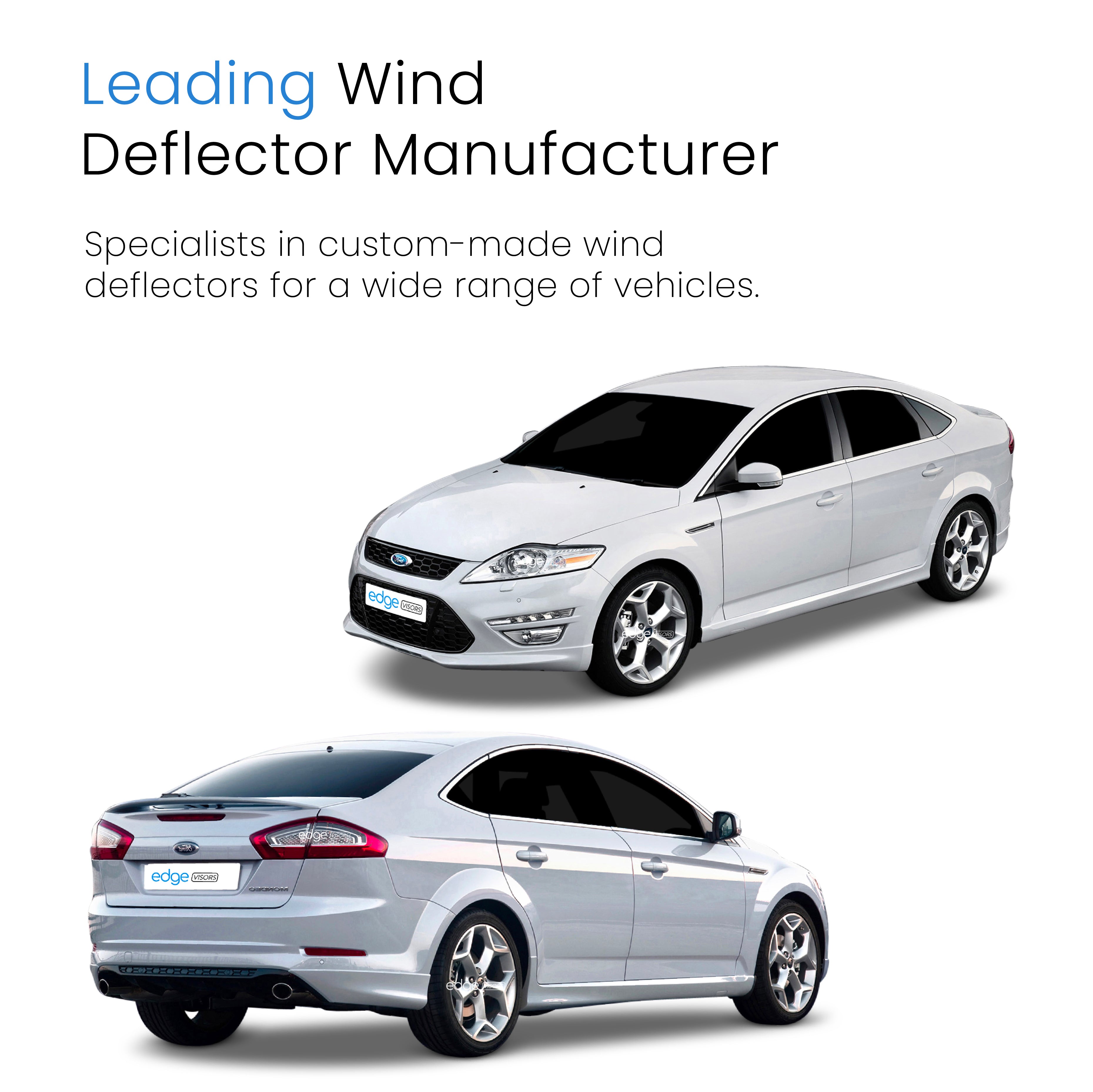 Ford Mondeo MK4 2007-2014 5 Door Hatchback/Saloon Wind Deflectors 4pc