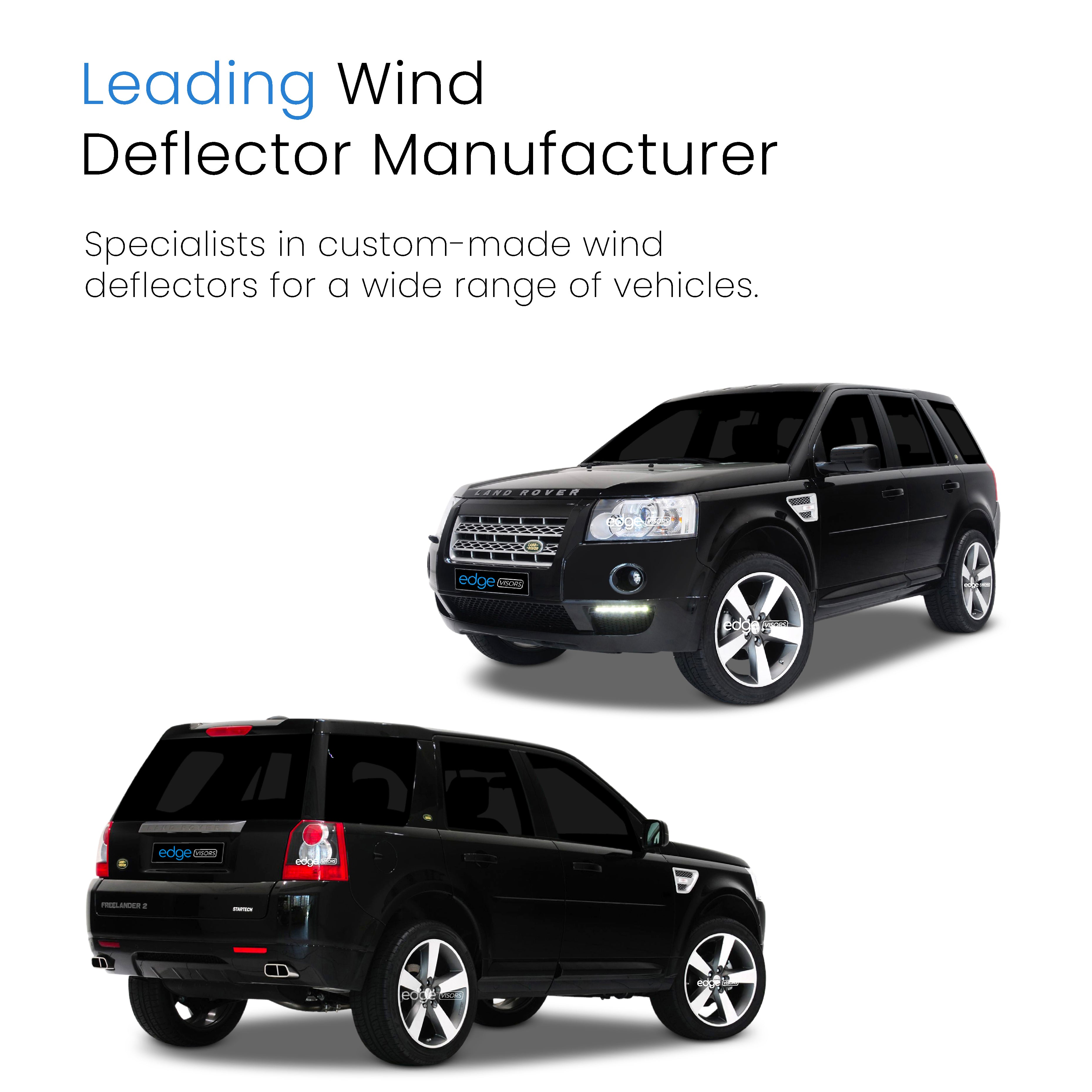 Land Rover Freelander MK2 2006-2014 5 Door SUV Wind Deflectors 4pc