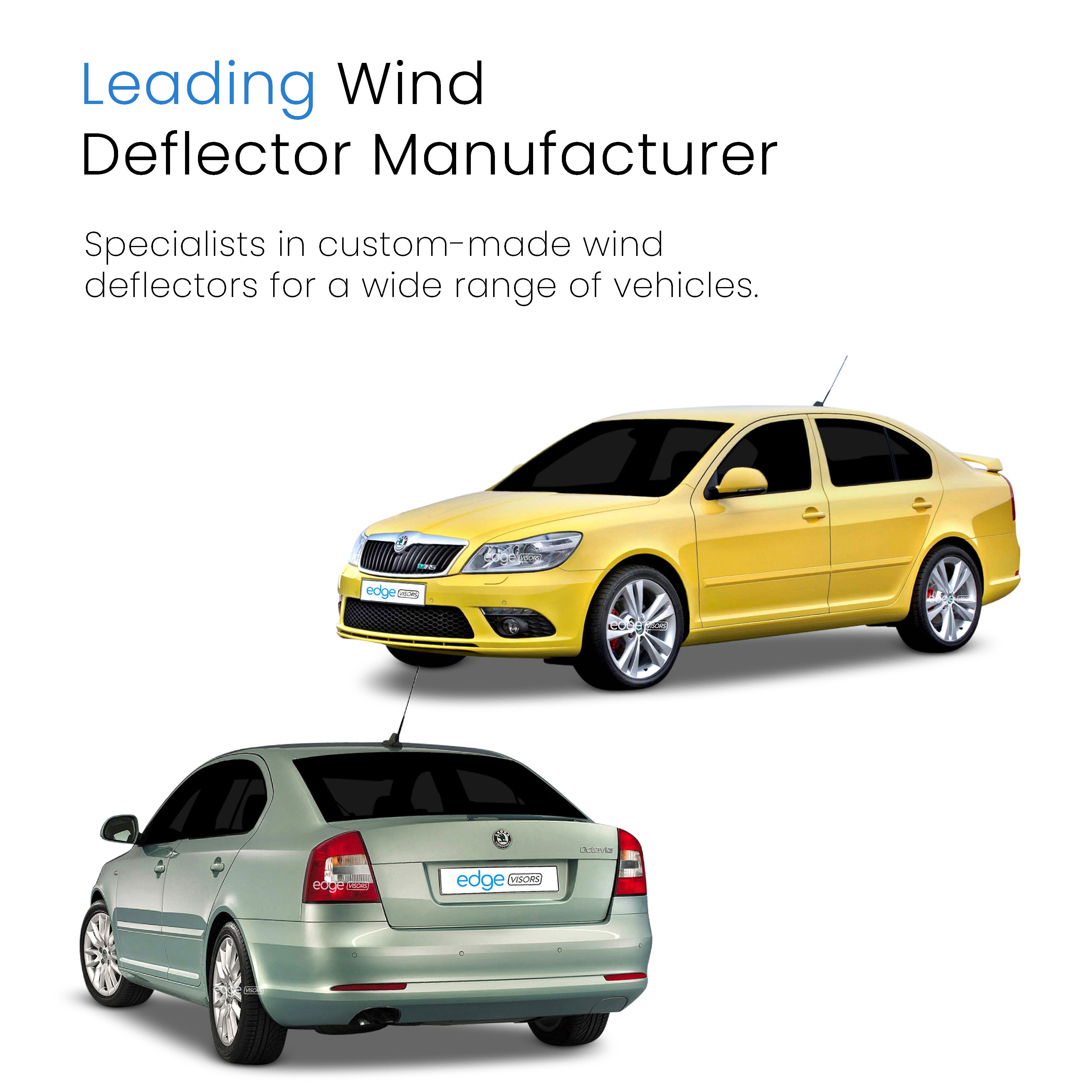 Skoda Octavia MK2 2004-2013 5 Door Hatchback Wind Deflectors 4pc