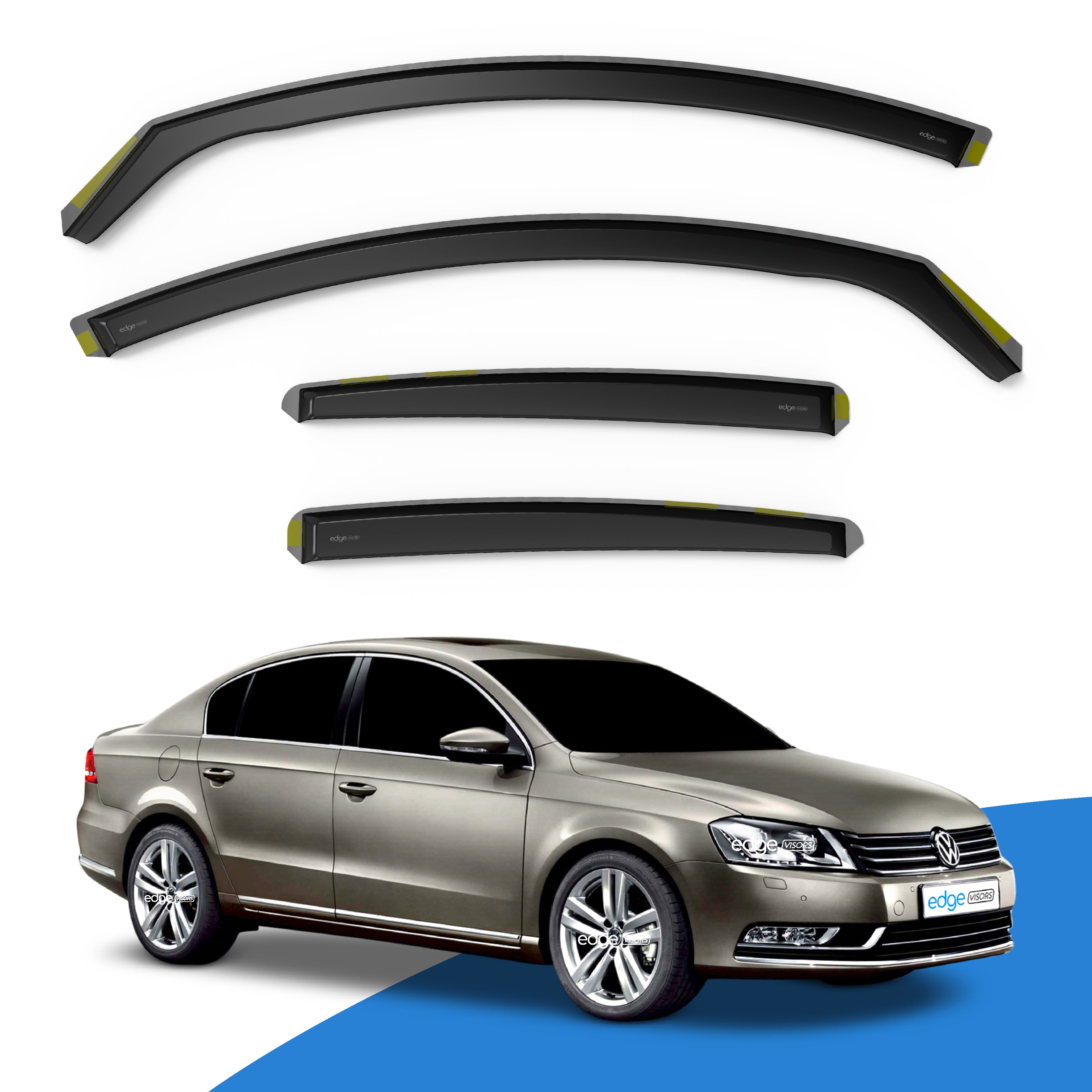 VW Passat B6 / B7 2005-2014 5 Door Saloon Wind Deflectors 4pc