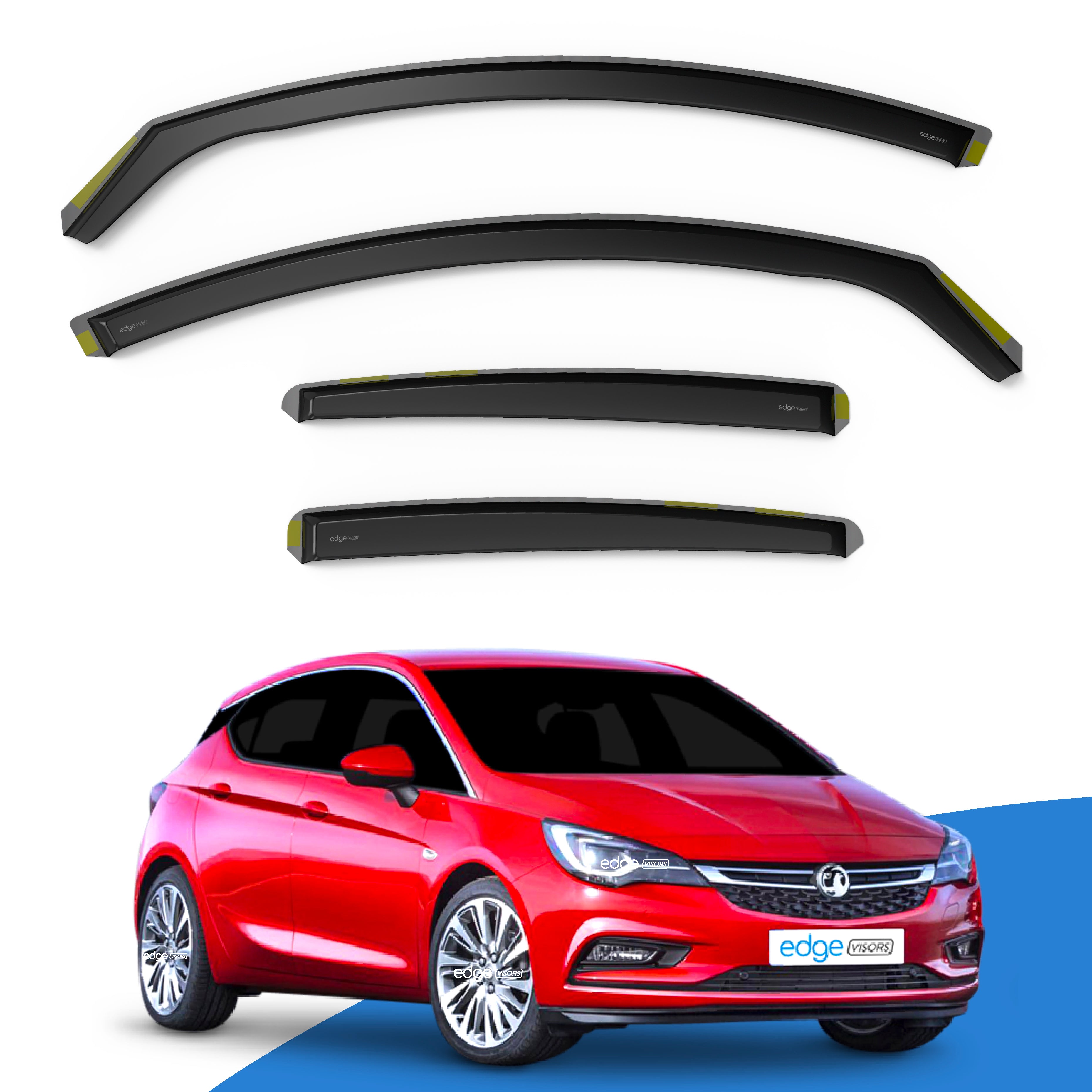 Vauxhall Astra K MK7 2015-2022 5 Door Hatchback Wind Deflectors 4pc