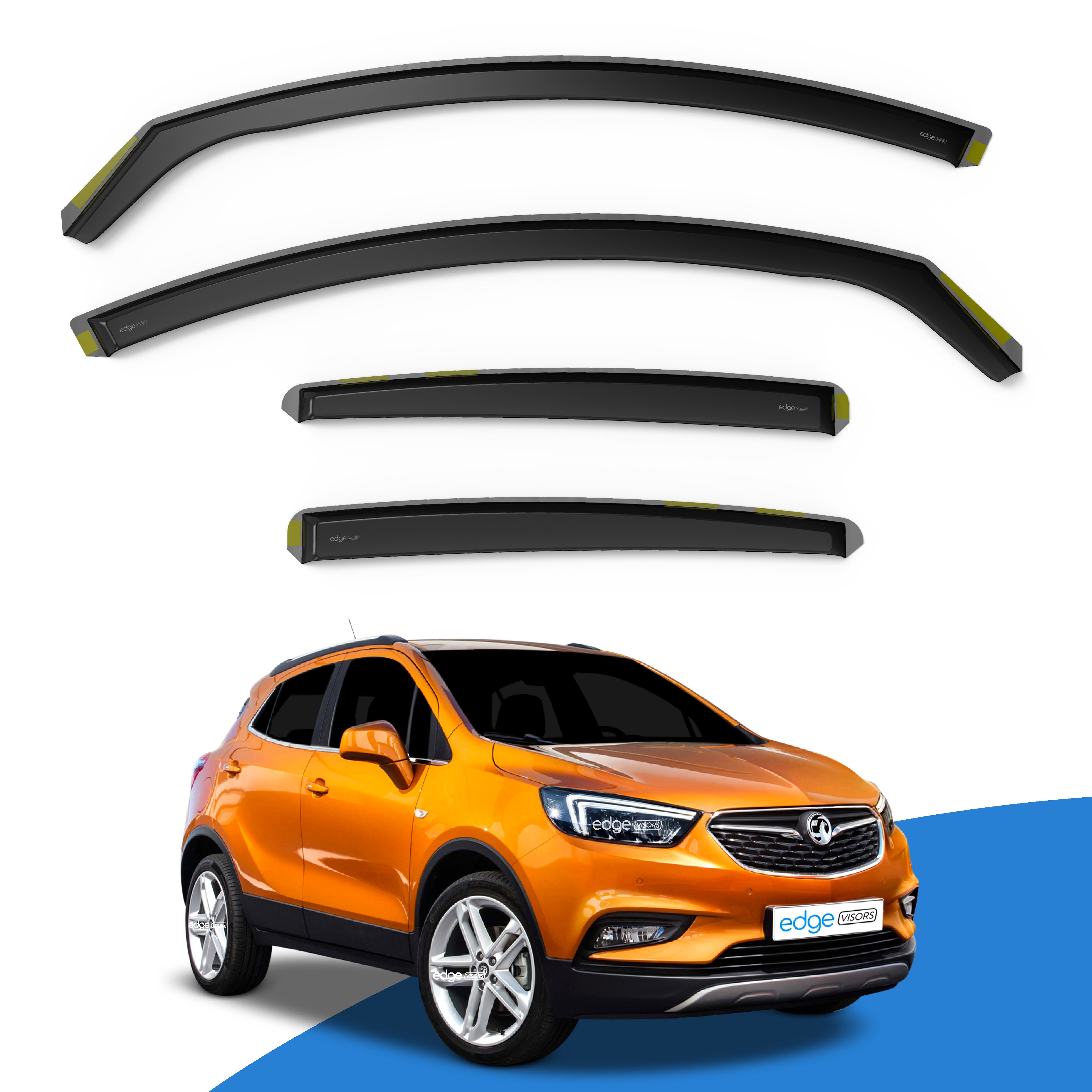 Vauxhall Mokka MK1 2012-2020 5 Door SUV Wind Deflectors 4pc