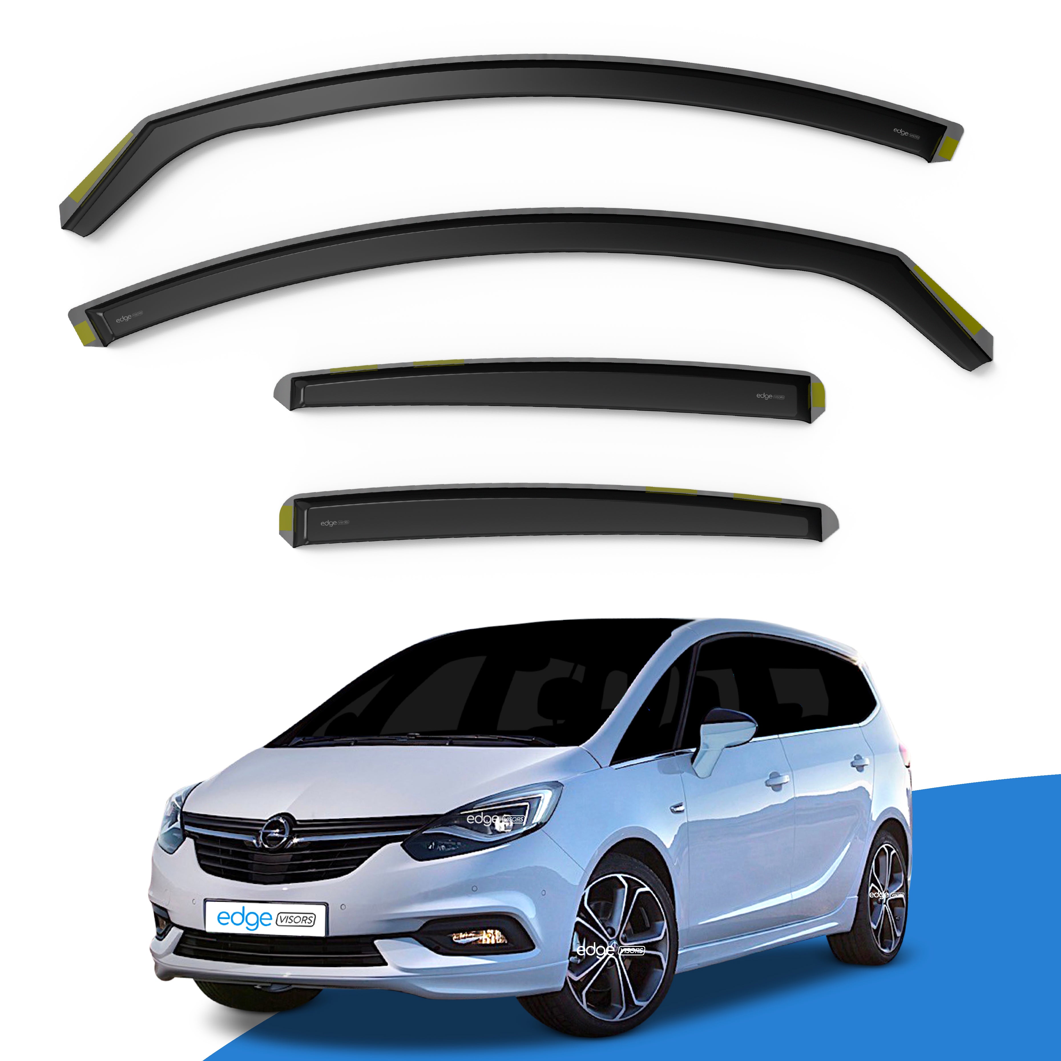 Vauxhall Zafira Tourer C MK3 2012-2019 5 Door MPV Wind Deflectors 4pc