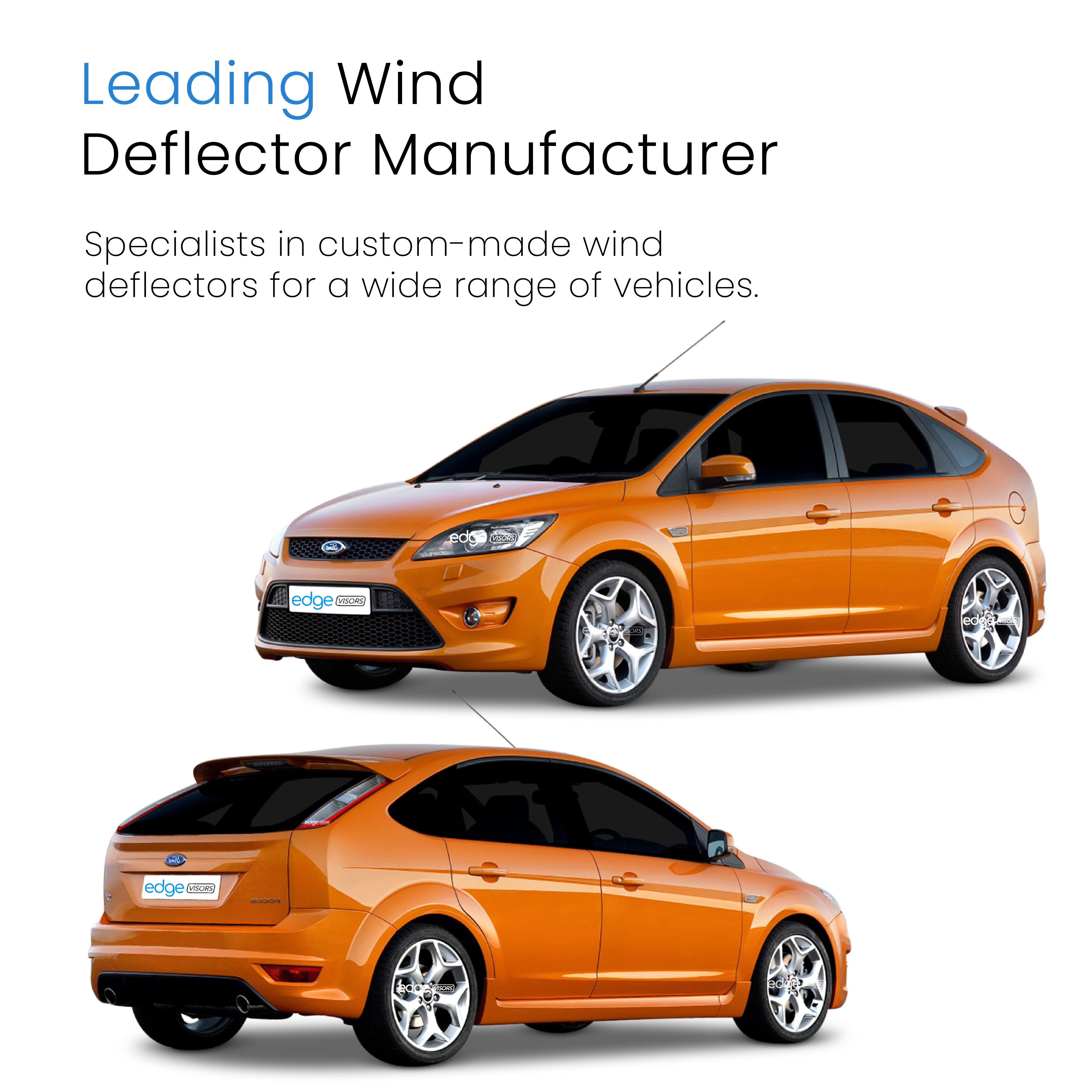 Ford Focus MK2 2004-2011 4/5 Door Saloon/Liftback Wind Deflectors 4pc