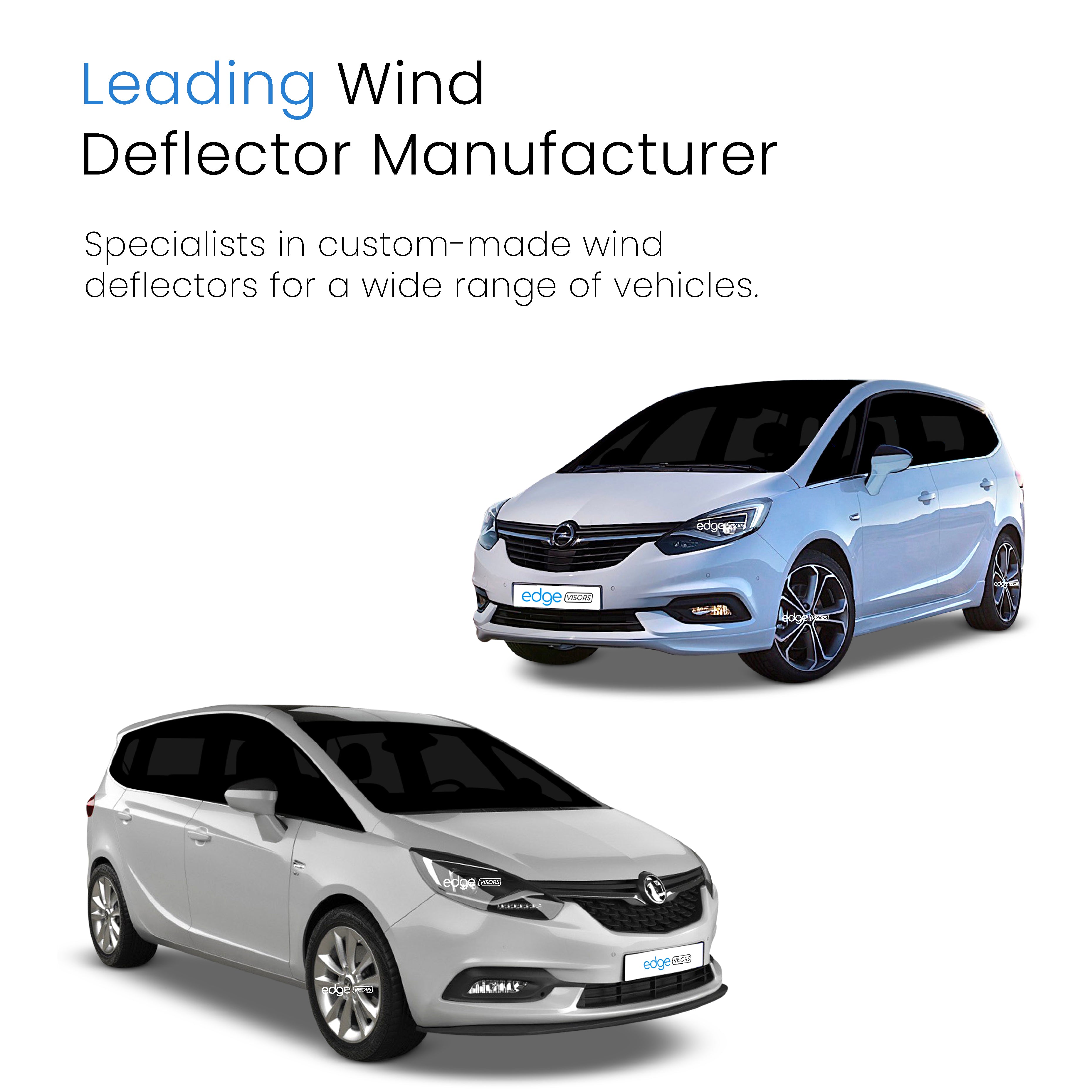 Vauxhall Zafira Tourer C MK3 2012-2019 5 Door MPV Wind Deflectors 4pc