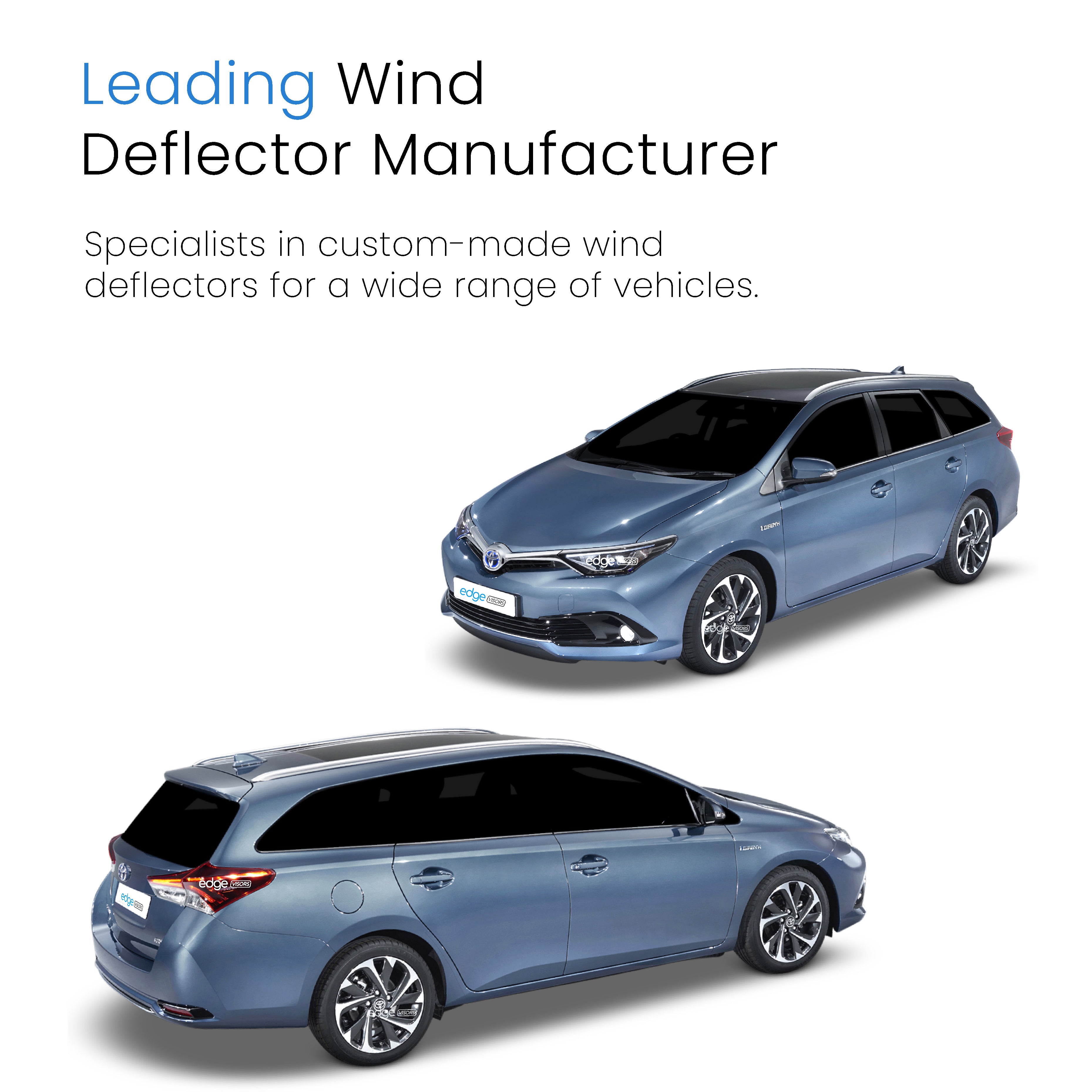 Toyota Auris MK2 2013-2018 5 Door Touring Estate Wind Deflectors 4pc