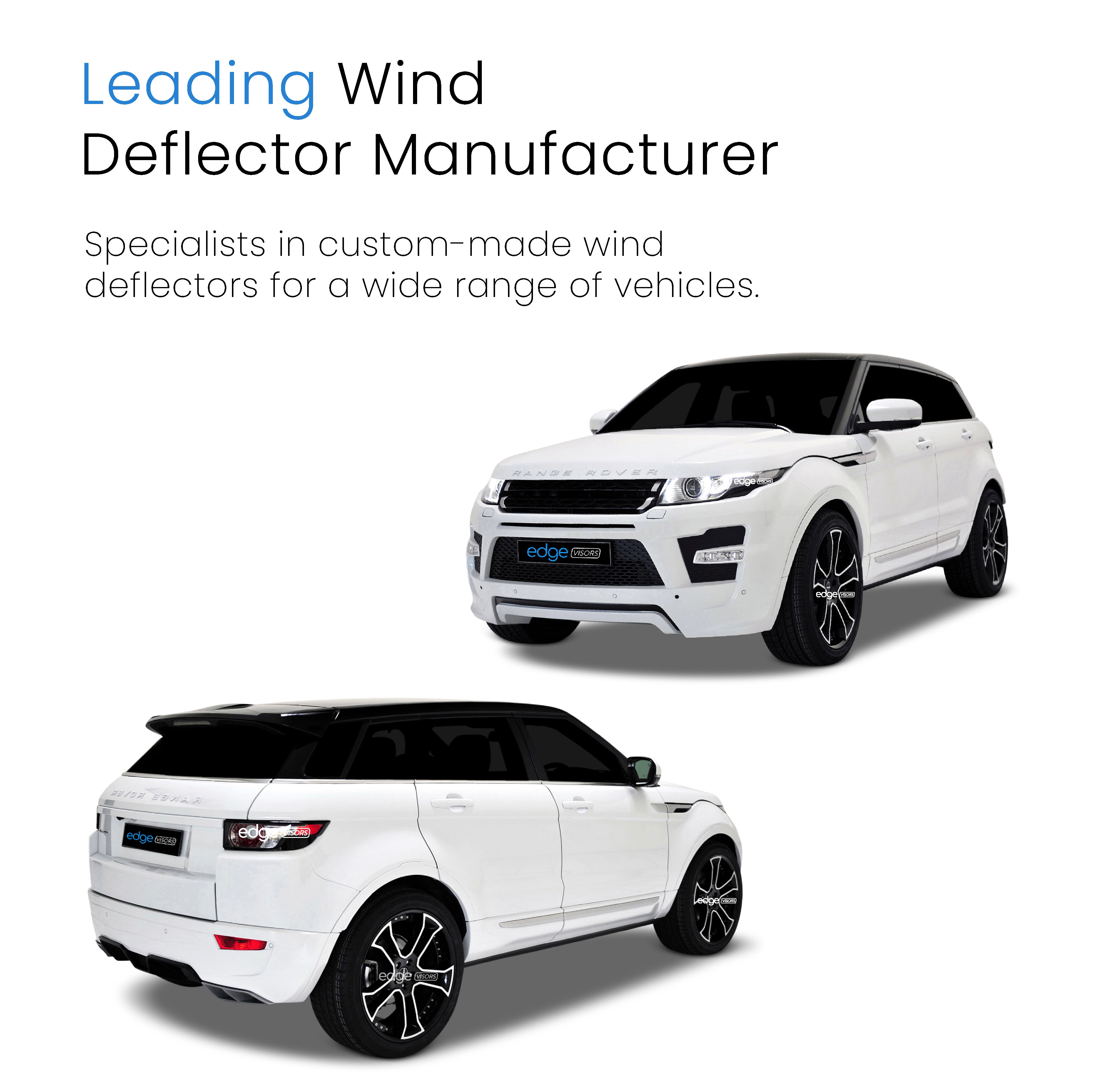 Range Rover Evoque MK1 2011-2018 5 Door SUV Wind Deflectors 4pc