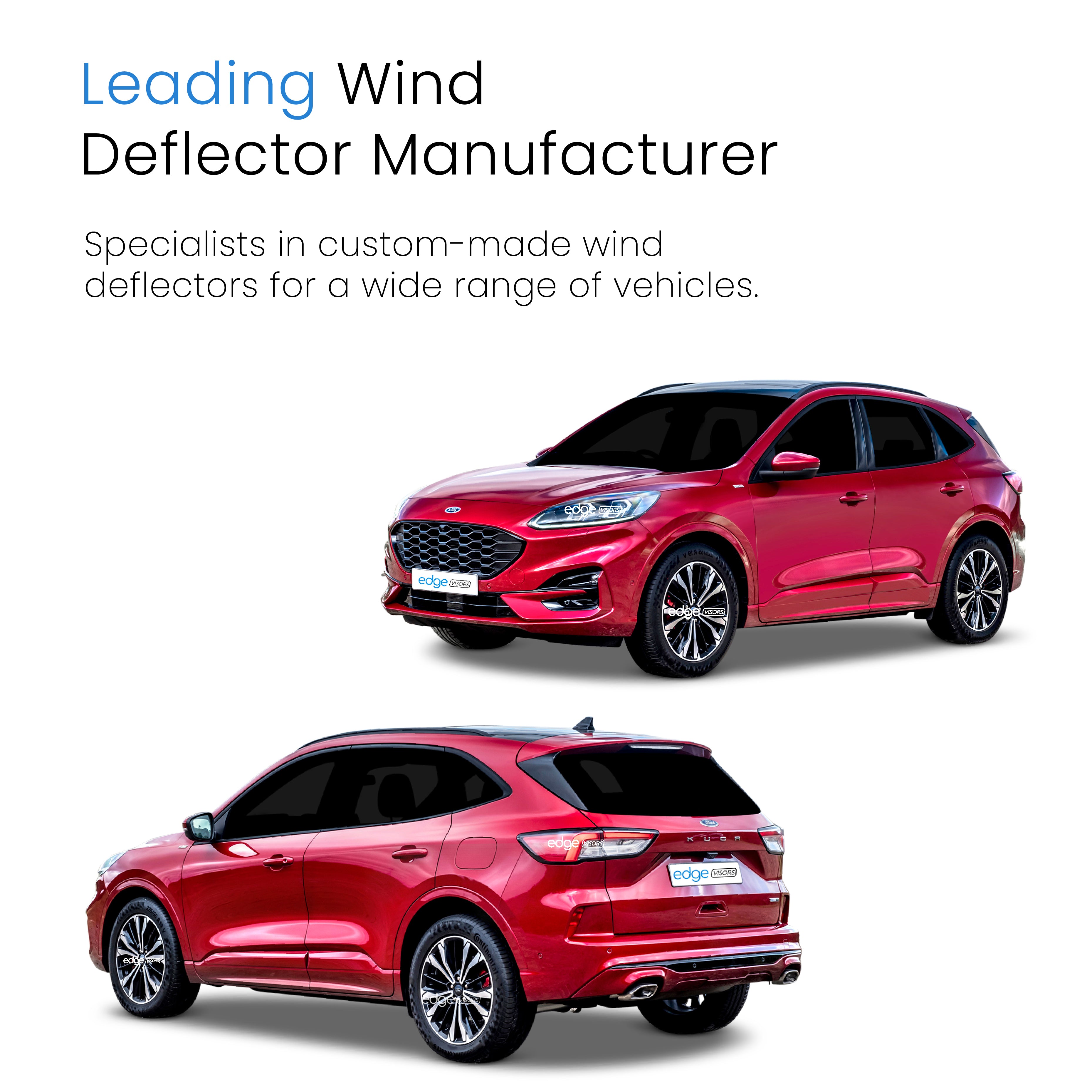 Ford Kuga MK3 2020-onwards 5 Door SUV Wind Deflectors 4pc