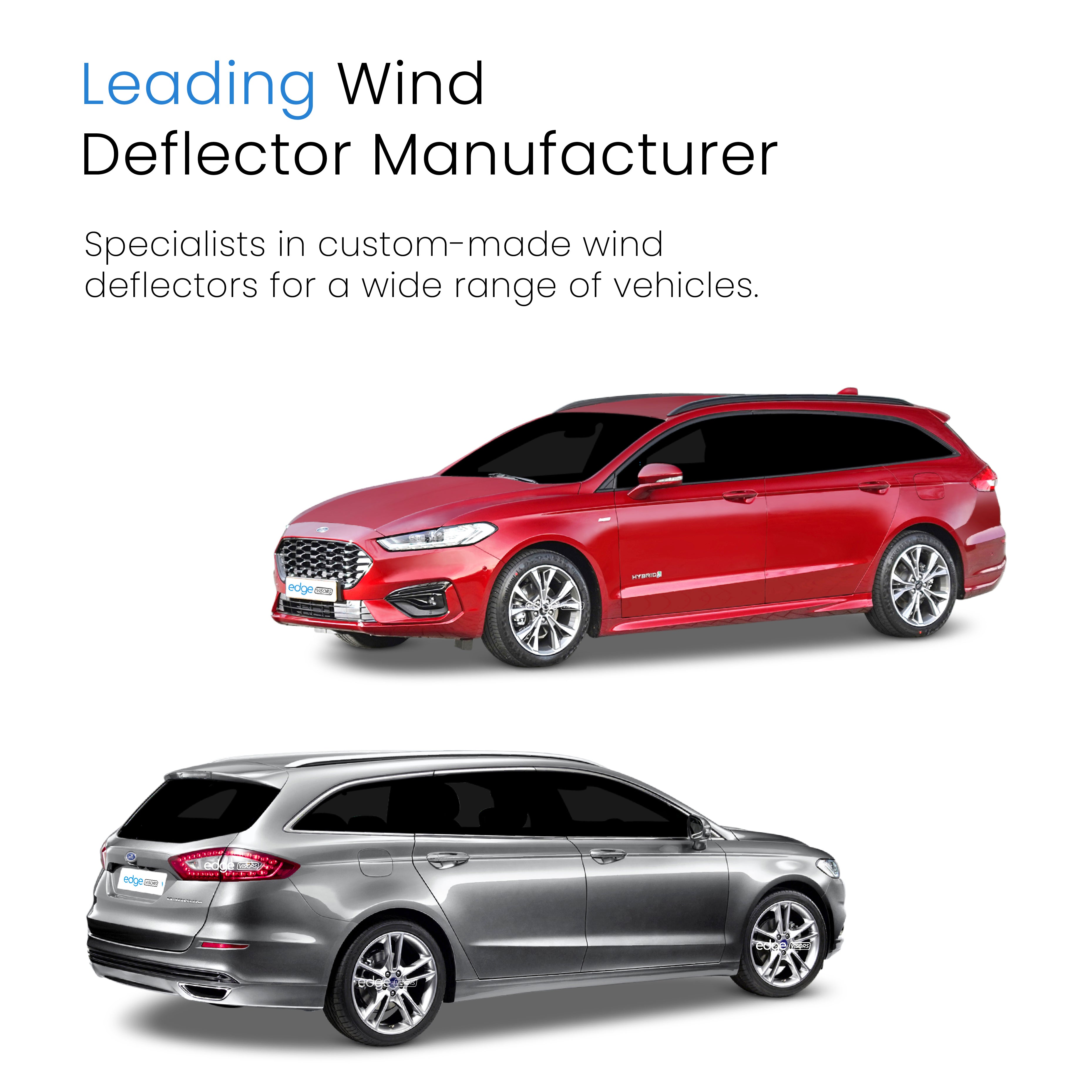 Ford Mondeo MK5 2015-2022 5 Door Estate Wind Deflectors 4pc