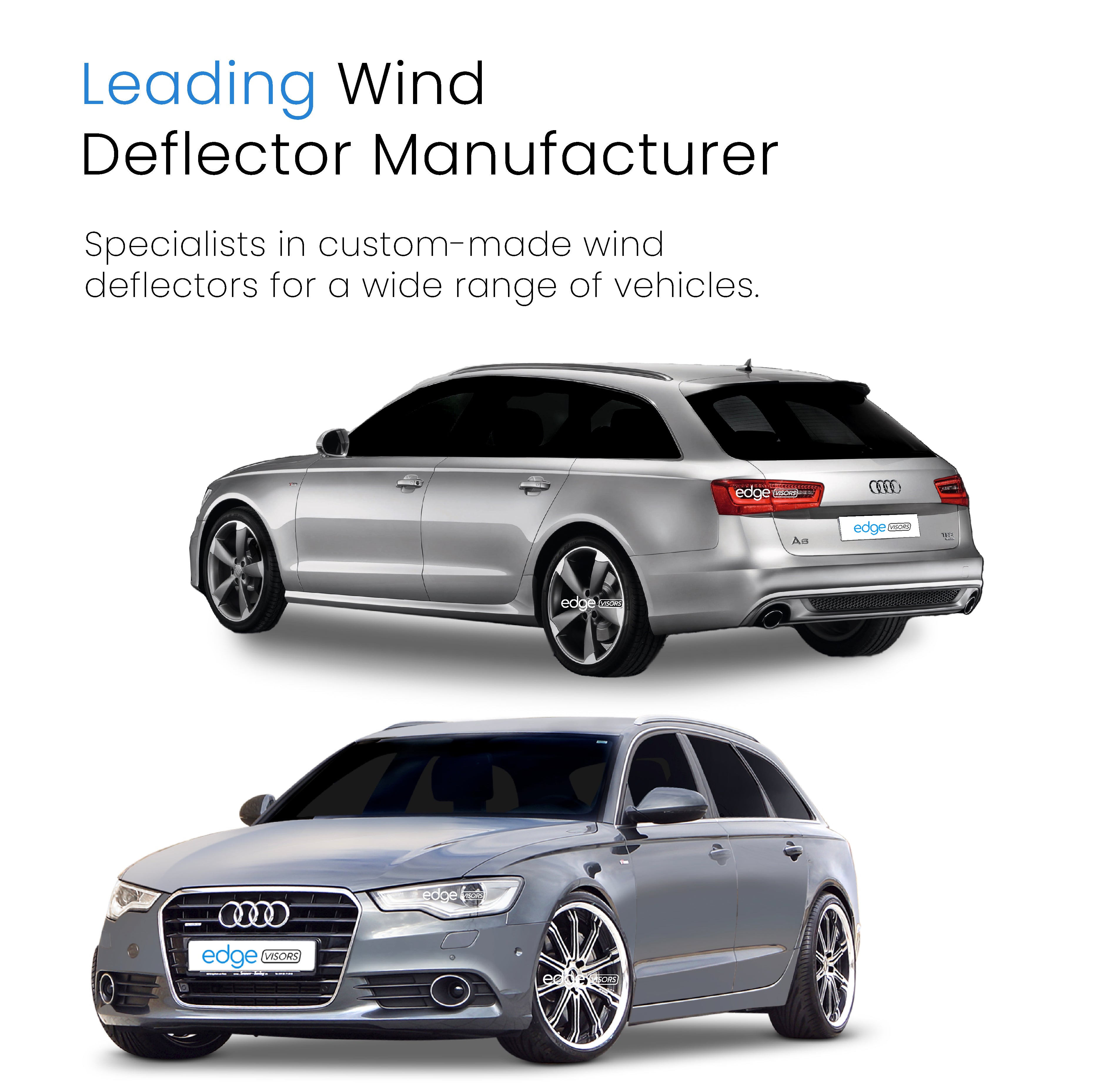 Audi A6 C7 2011-2018 5 Door Avante Estate Wind Deflectors 4pc