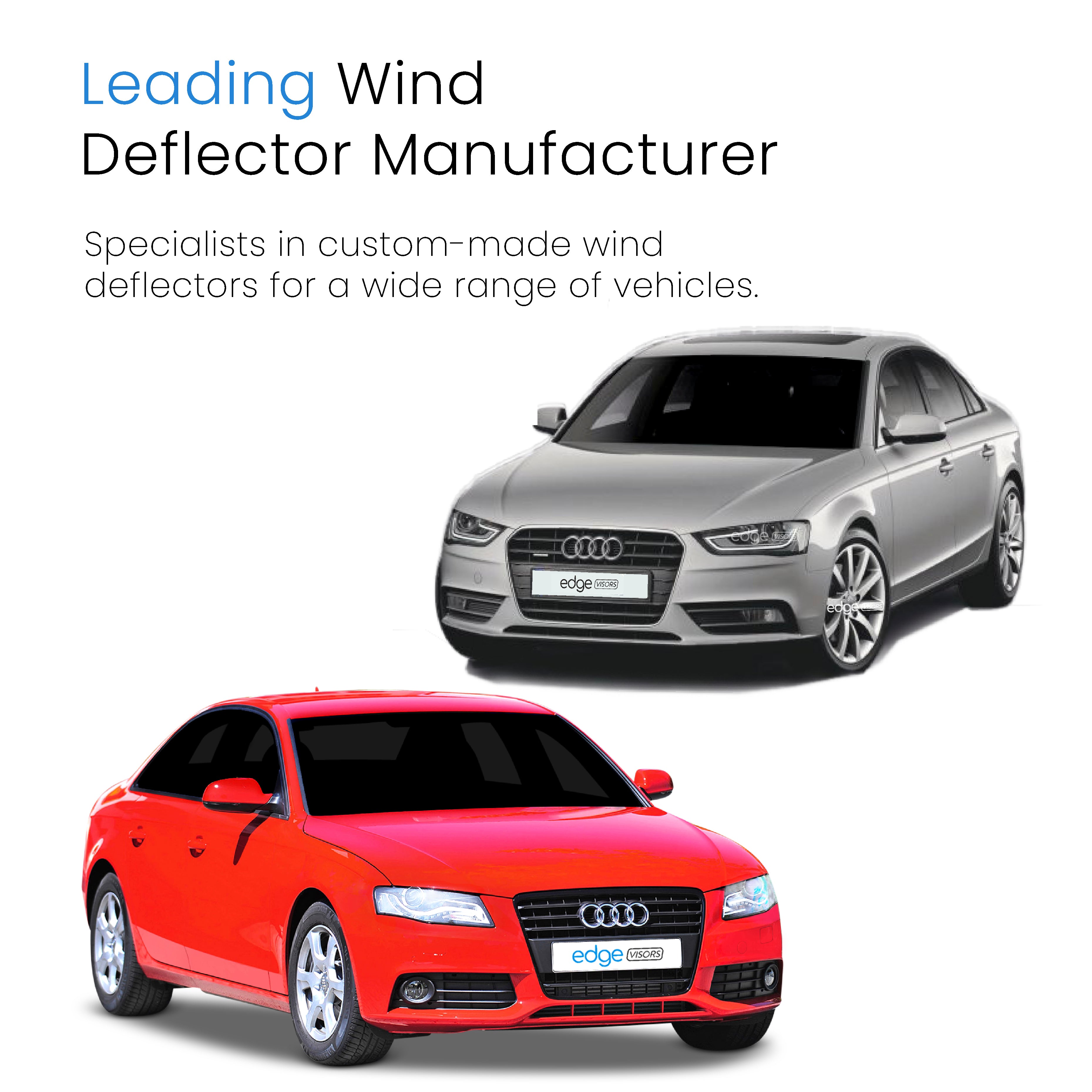 Audi A4 B8 2009-2015 4 Door Saloon Wind Deflectors 4pc