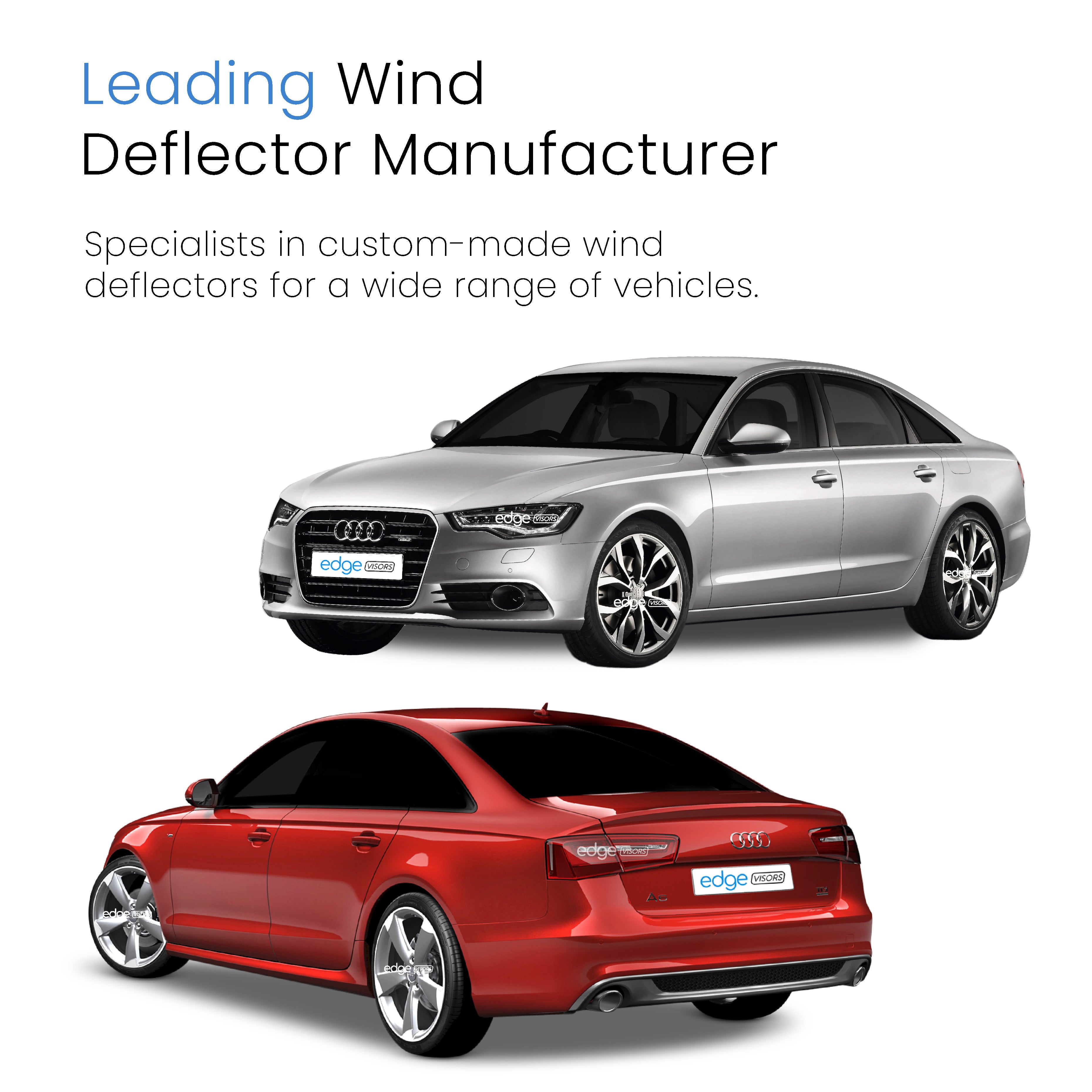 Audi A6 C7 2011-2018 4 Door Saloon Wind Deflectors 4pc